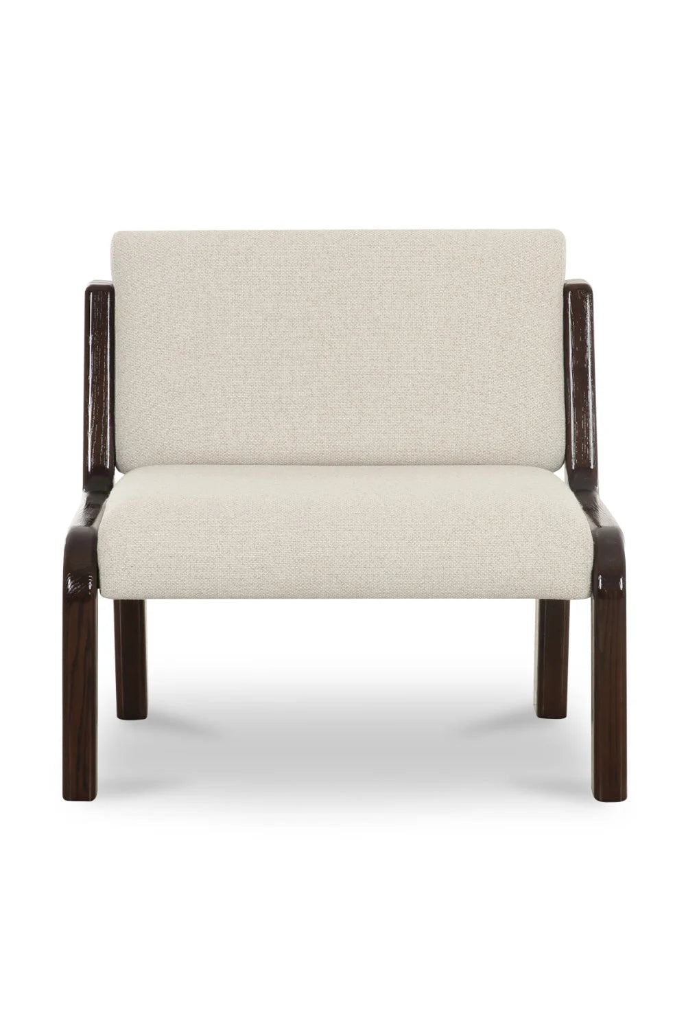 Luxury Ash Framed Lounge Chair Modern Italian Style for Villa