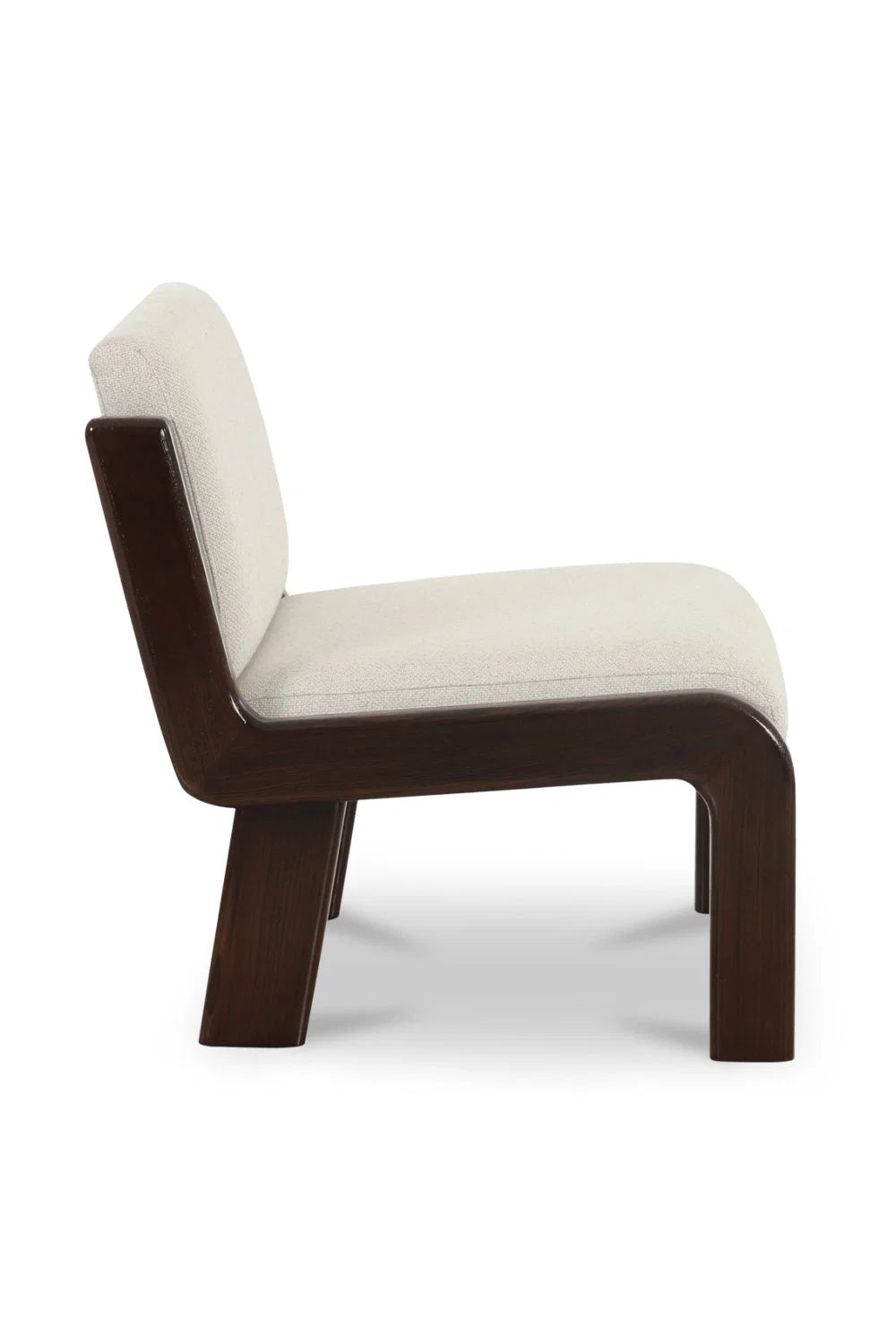 Luxury Ash Framed Lounge Chair Modern Italian Style for Villa