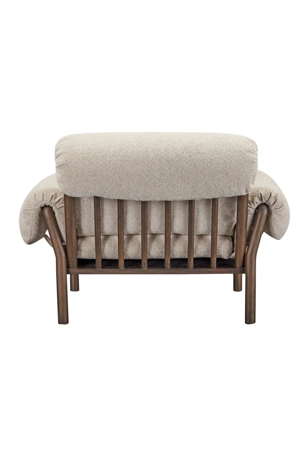 Luxury Ash Wood Lounge Chair Modern Italian Style for Villa