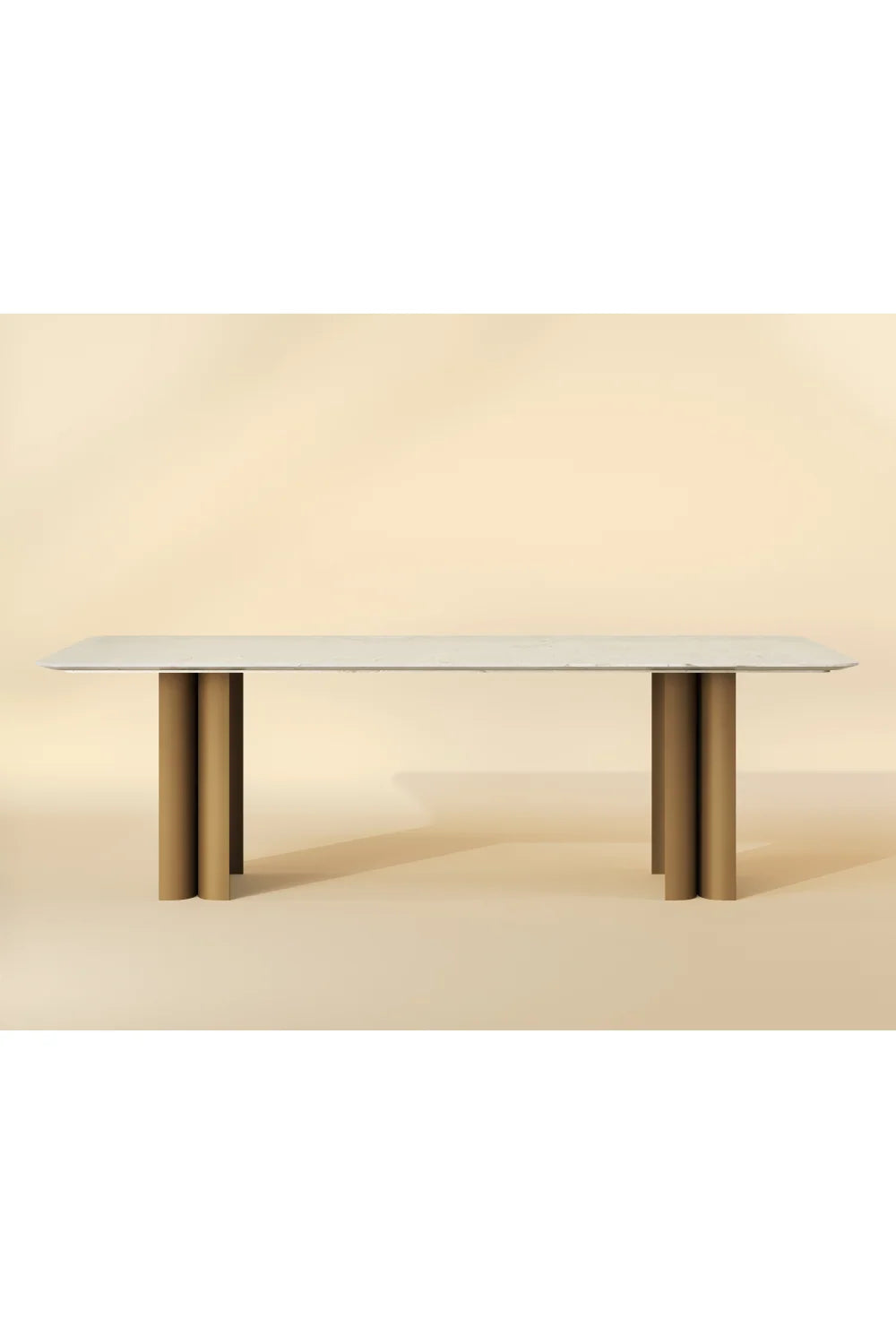 Luxury Astara Marble Dining Table Modern Italian Style for Villa