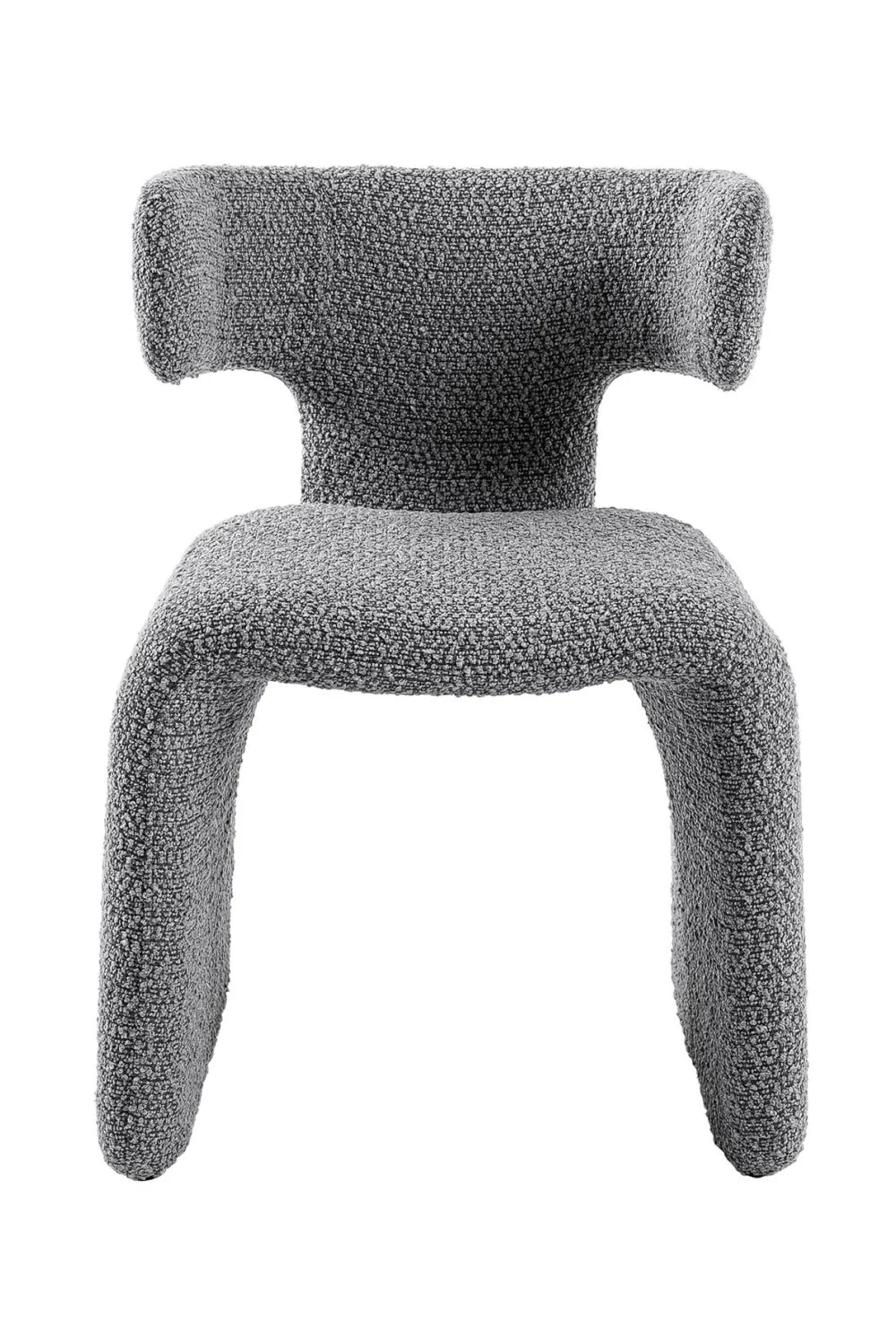 Luxury Asymmetrical Fabric Dining Chair European Style for Villa