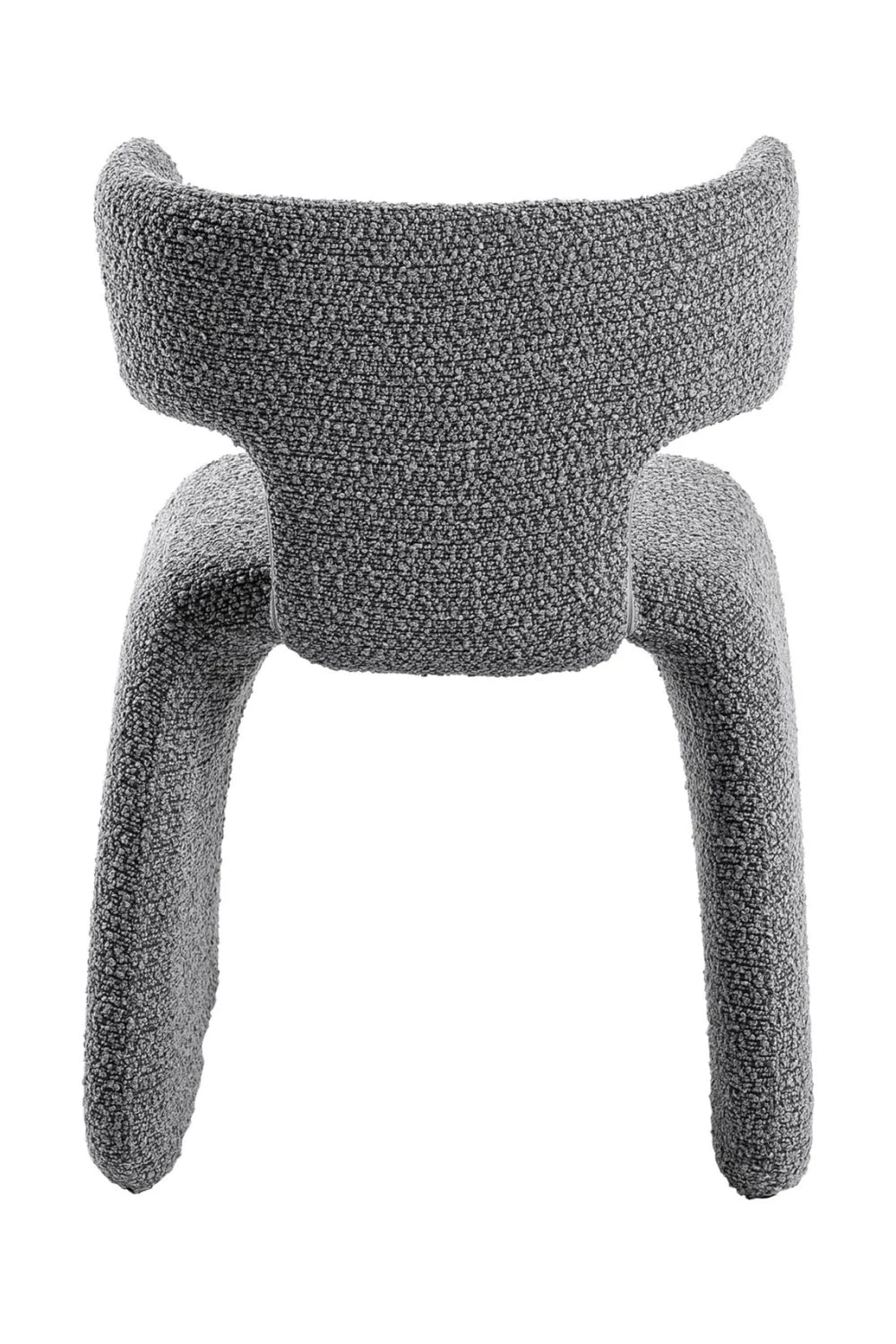 Luxury Asymmetrical Fabric Dining Chair European Style for Villa