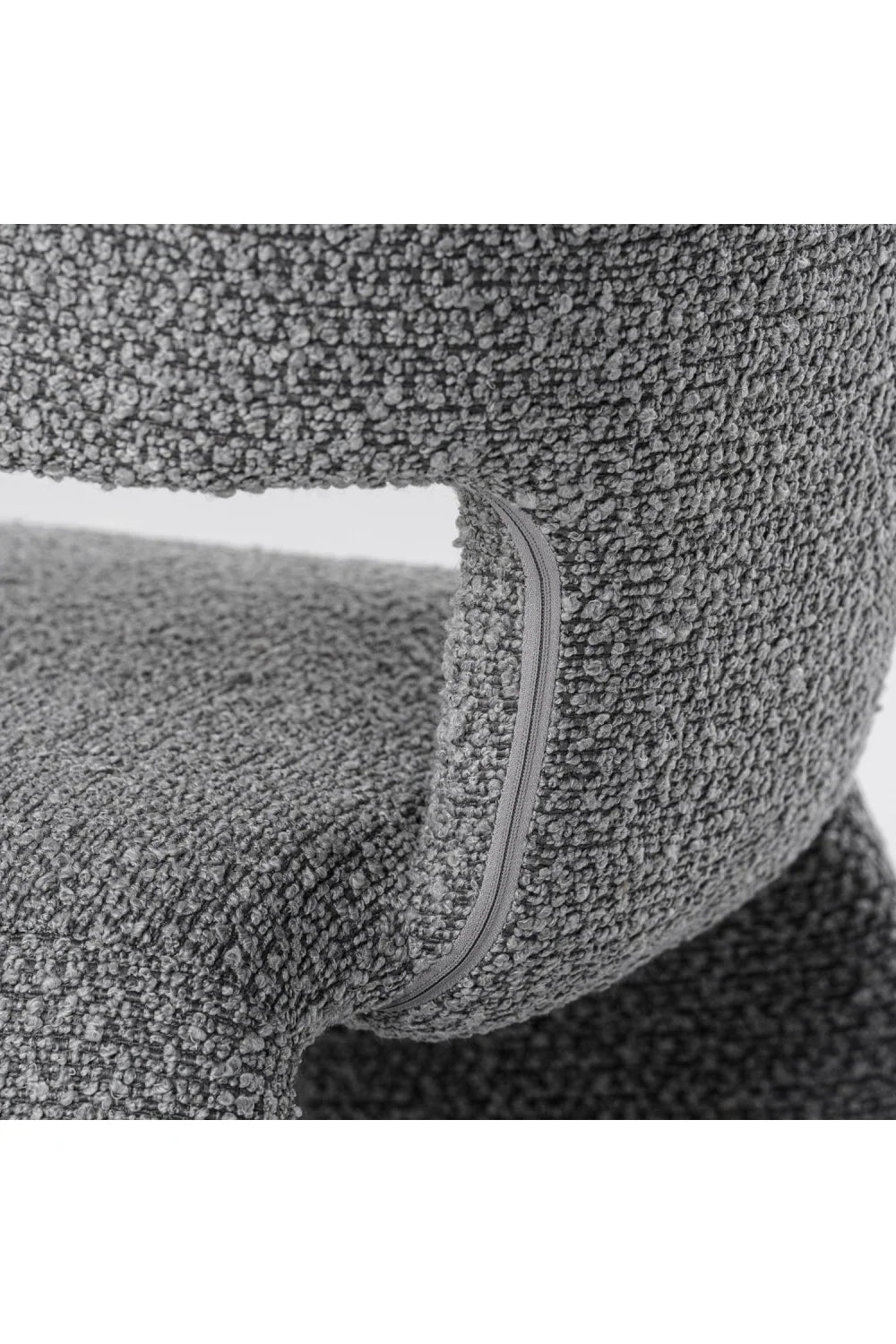 Luxury Asymmetrical Fabric Dining Chair European Style for Villa