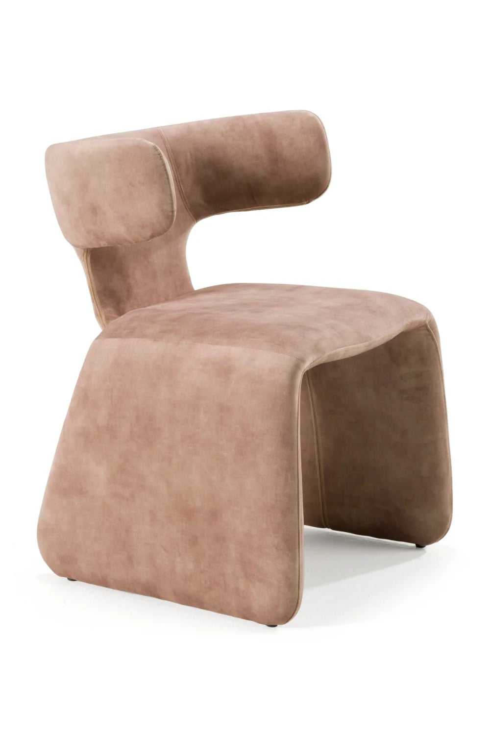 Luxury Asymmetrical Velvet Modern Dining Chair European Style for Villa