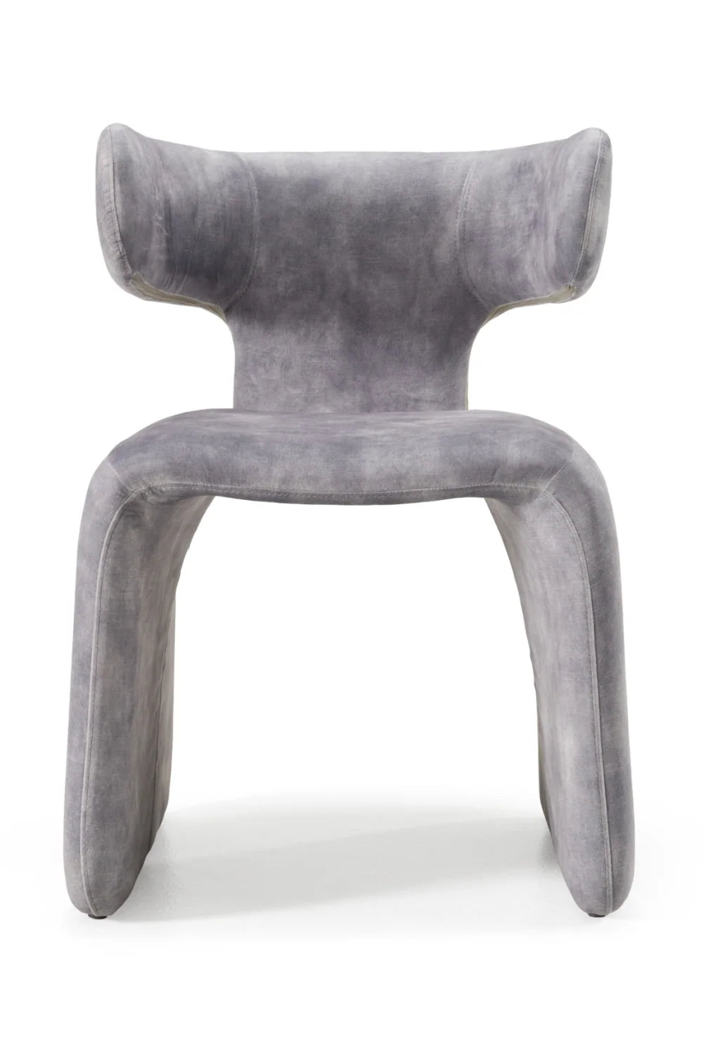 Luxury Asymmetrical Velvet Modern Dining Chair European Style for Villa