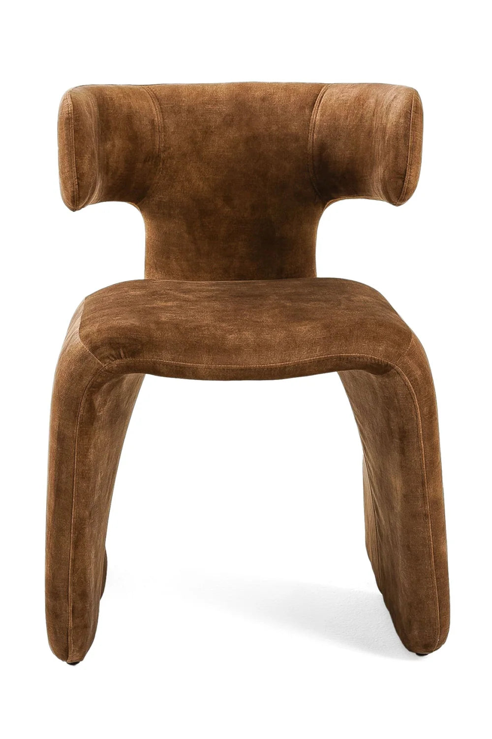 Luxury Asymmetrical Velvet Modern Dining Chair European Style for Villa