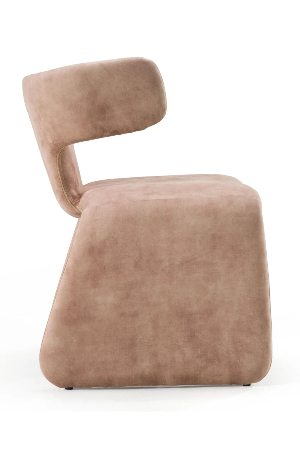 Luxury Asymmetrical Velvet Modern Dining Chair European Style for Villa