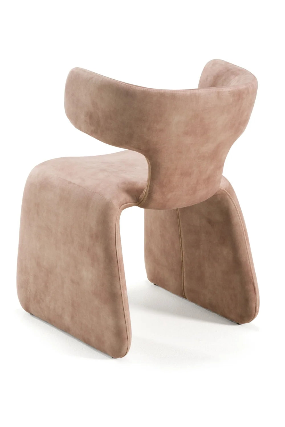 Luxury Asymmetrical Velvet Modern Dining Chair European Style for Villa