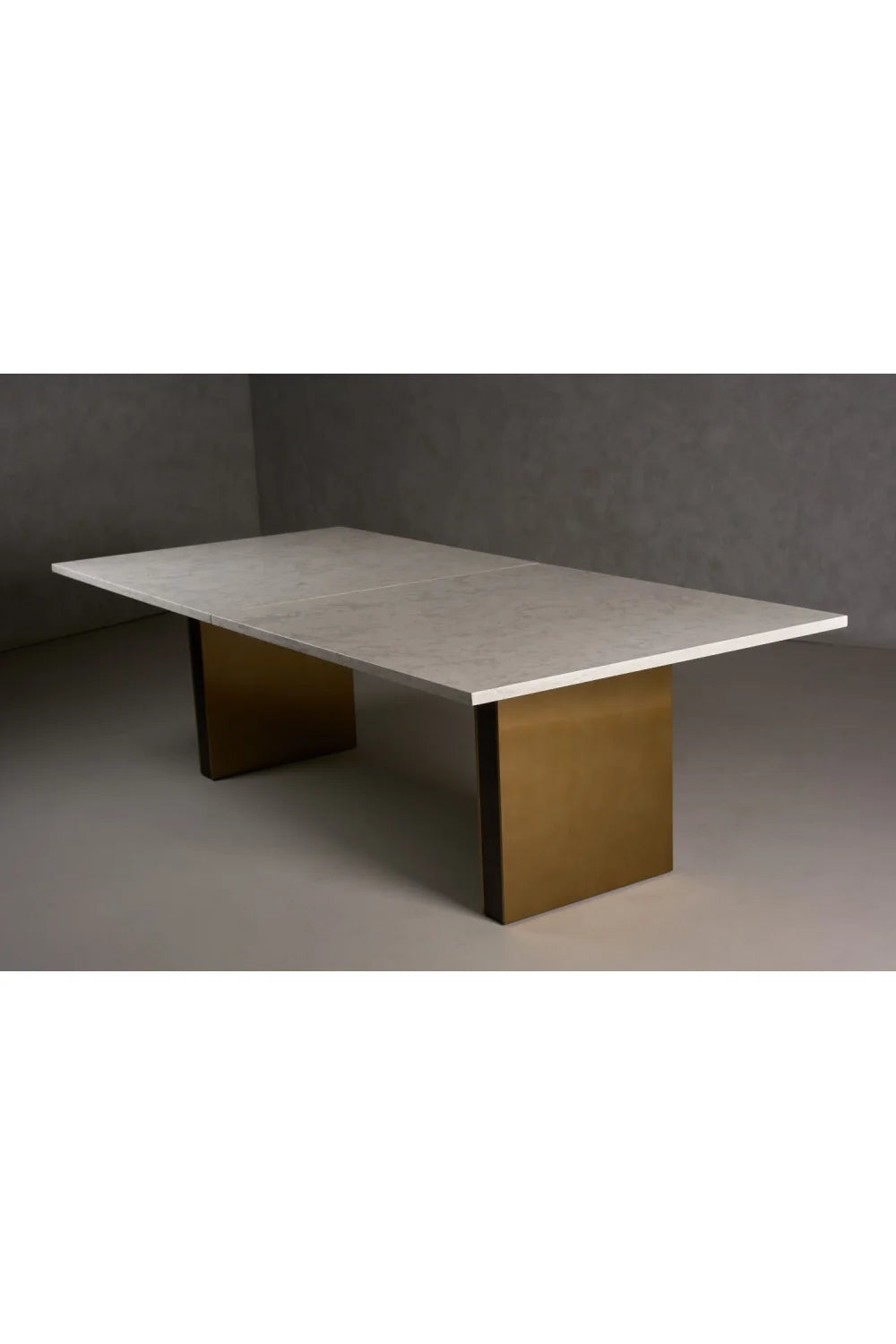 Luxury Auer Marble Rectangular Dining Table Modern Italian Style for Villa