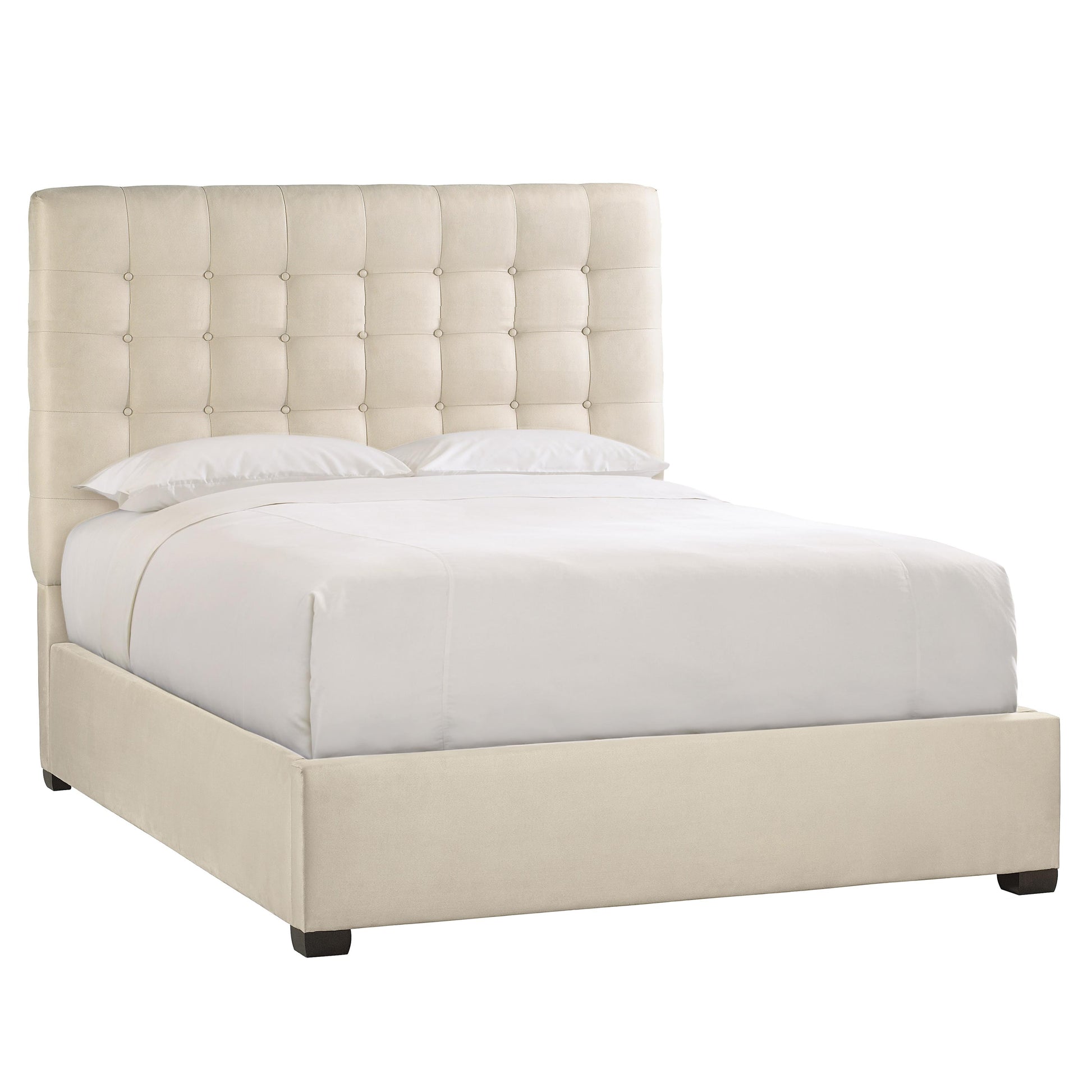 Luxury Avery Fabric Panel Bed Modern Italian Style for Villa