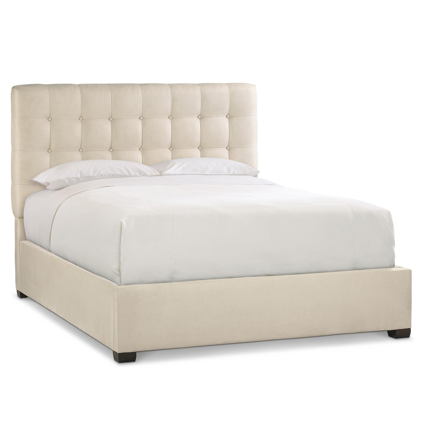 Luxury Avery Fabric Panel Bed Modern Italian Style for Villa