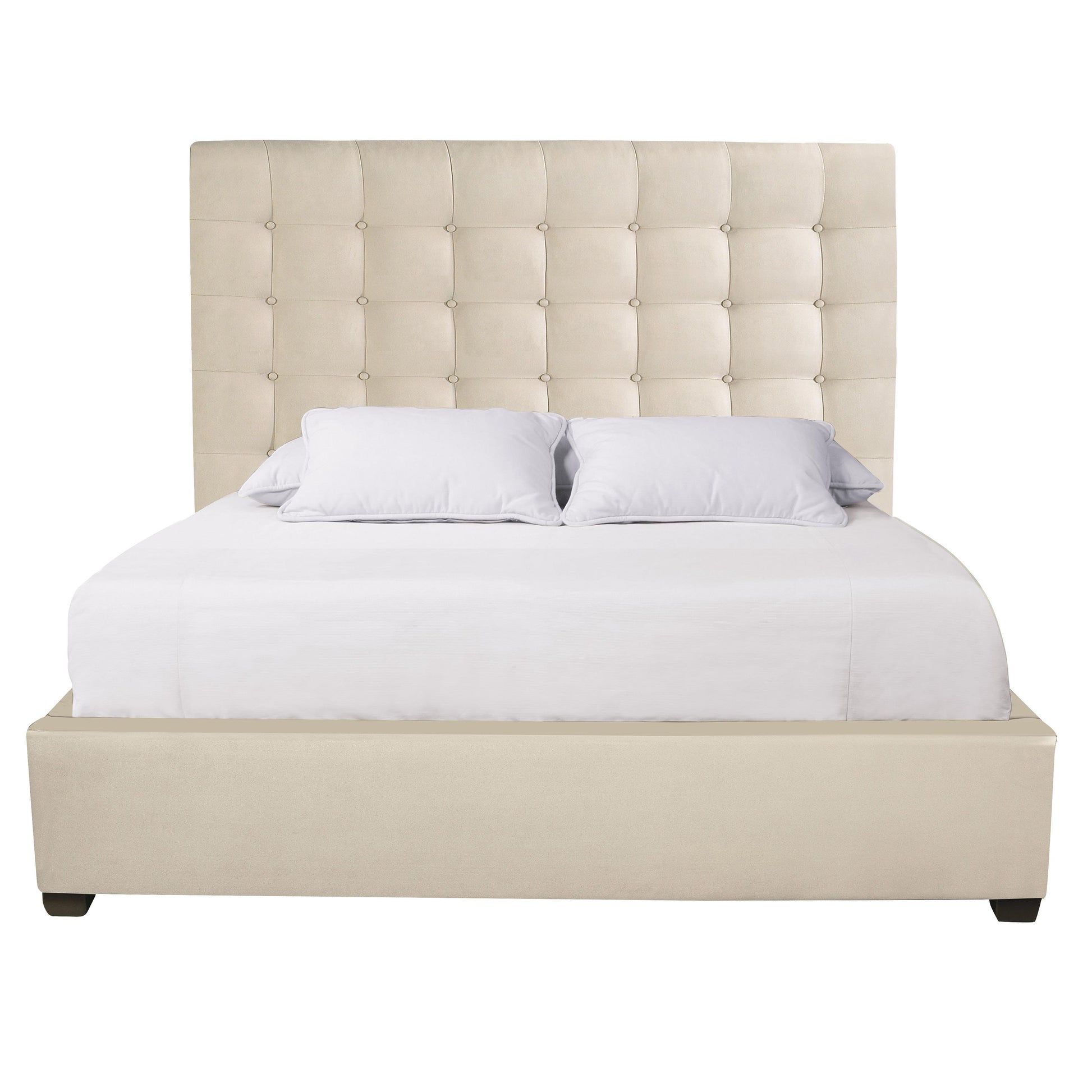Luxury Avery Fabric Panel Bed Modern Italian Style for Villa
