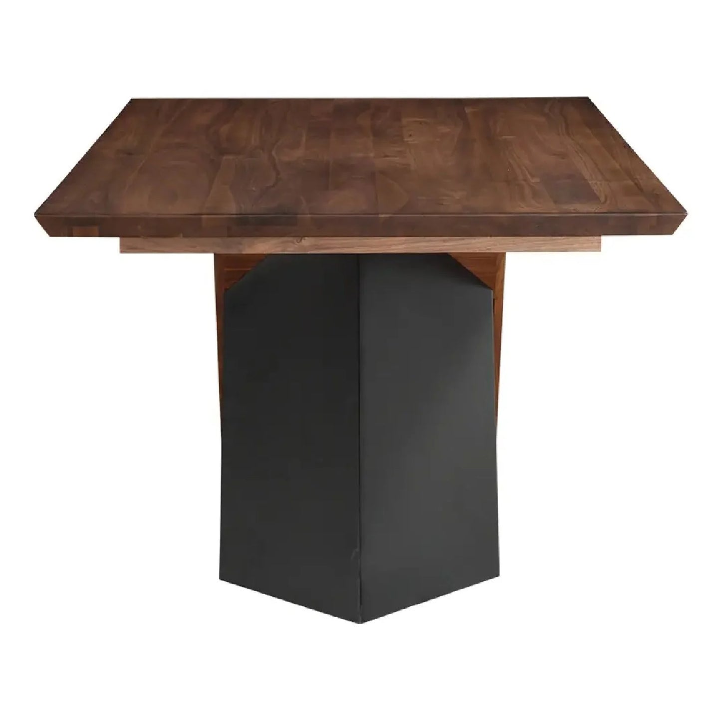 Luxury Axio Rectangular Solid Walnut Dining Table Modern Italian Style for Villa