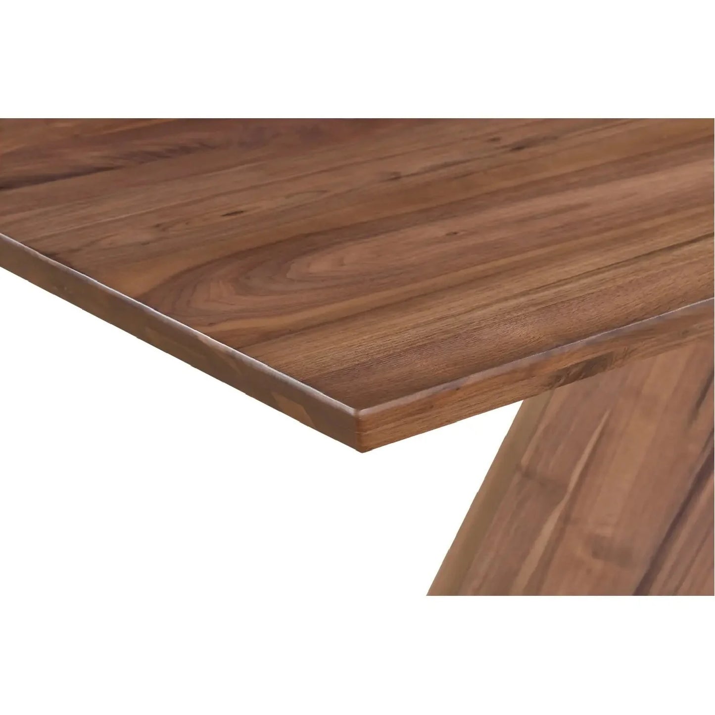 Luxury Axio Rectangular Solid Walnut Dining Table Modern Italian Style for Villa