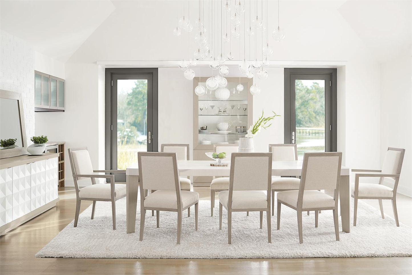 Luxury Axiom Dining Table Modern Italian Style for Villa