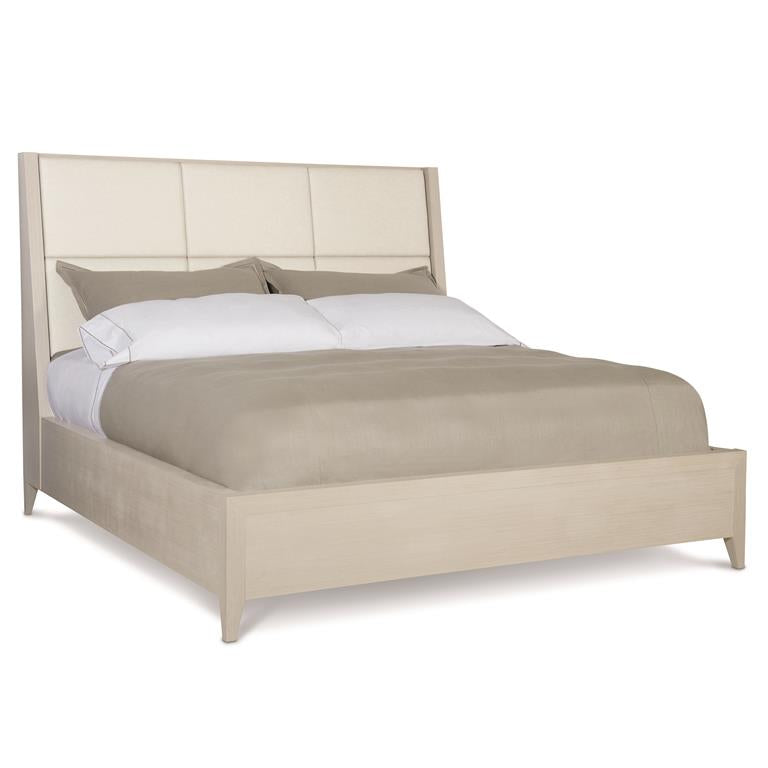 Luxury Axiom Fabric Panel Bed Modern Italian Style for Villa