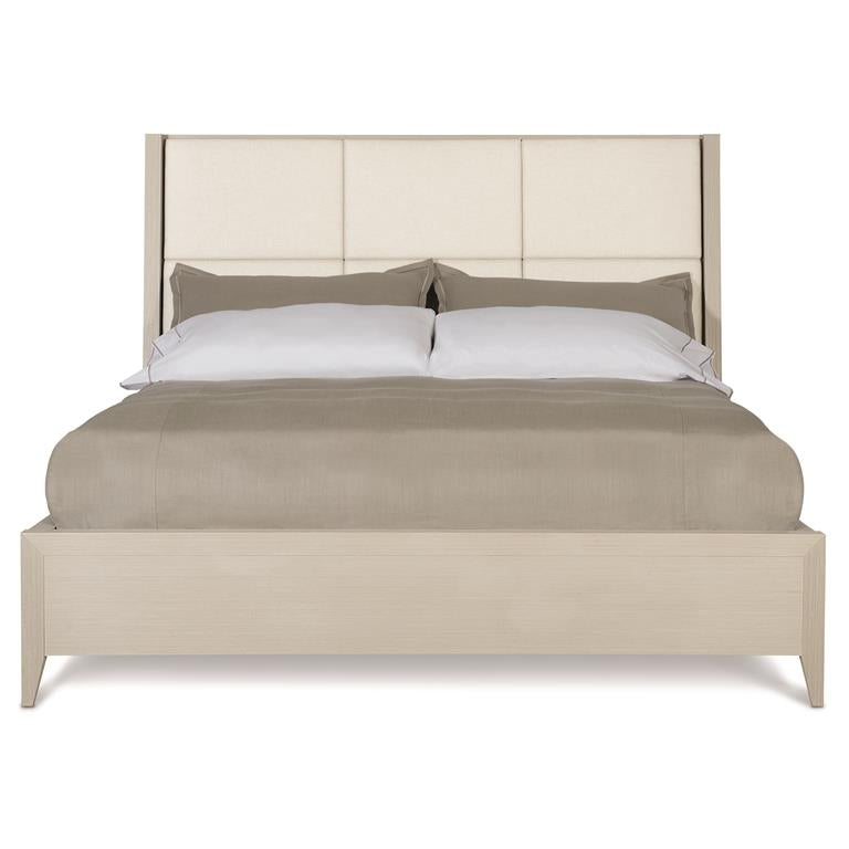 Luxury Axiom Fabric Panel Bed Modern Italian Style for Villa