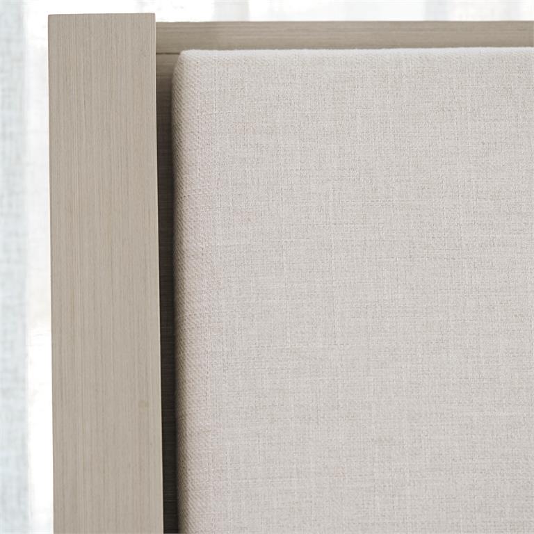 Luxury Axiom Fabric Panel Bed Modern Italian Style for Villa