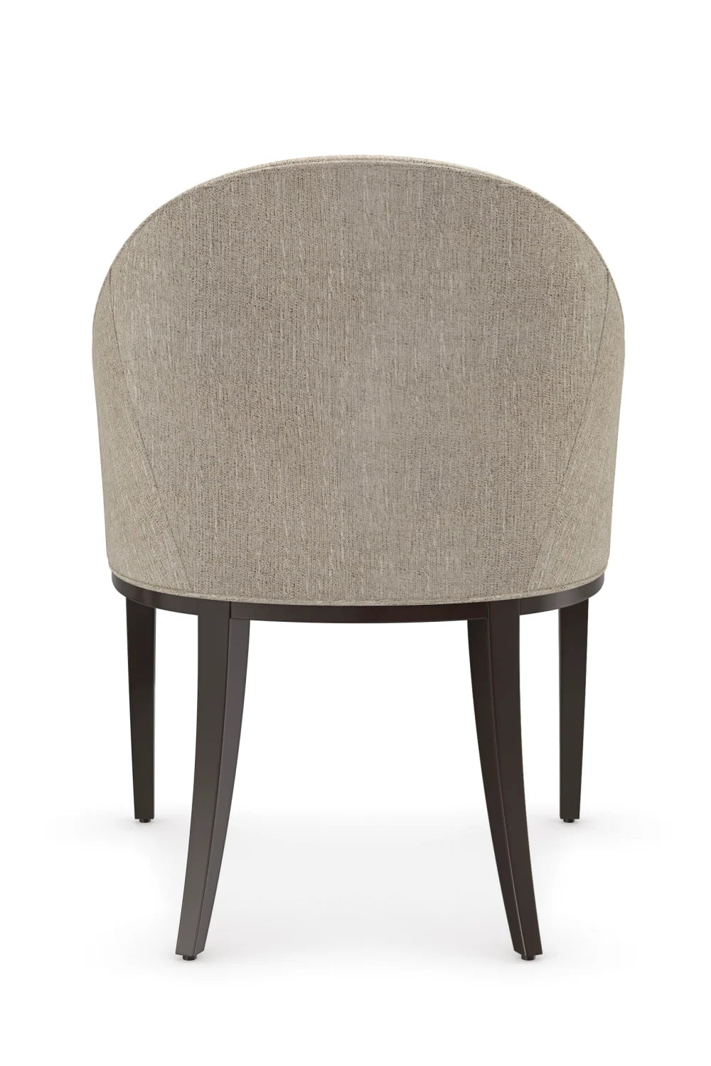 Luxury Barrel-Back Fabric Modern Dining Chair European Style for Villa