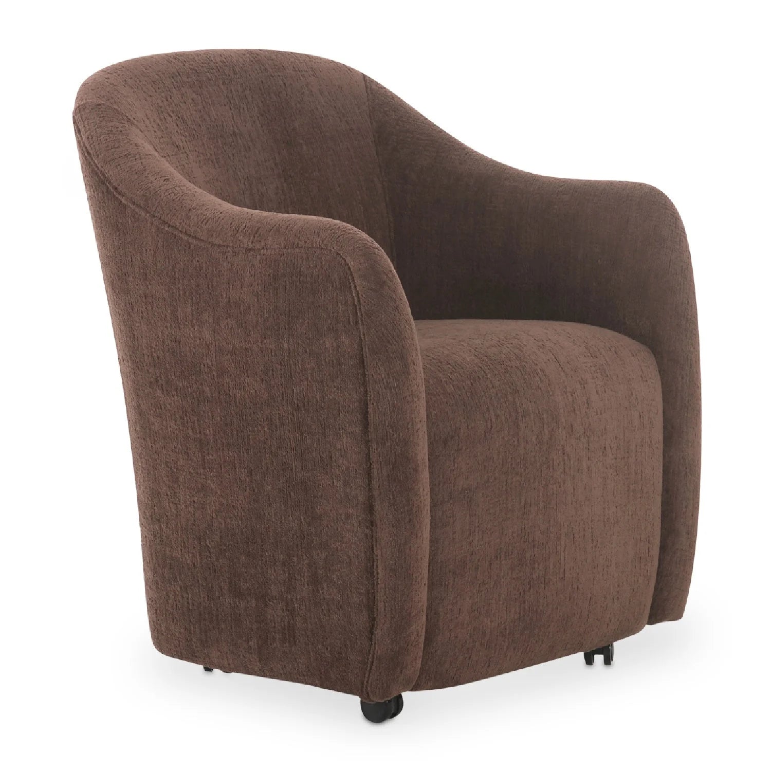 Luxury Barrel-Inspired Rolling Modern Dining Chair European Style for Villa