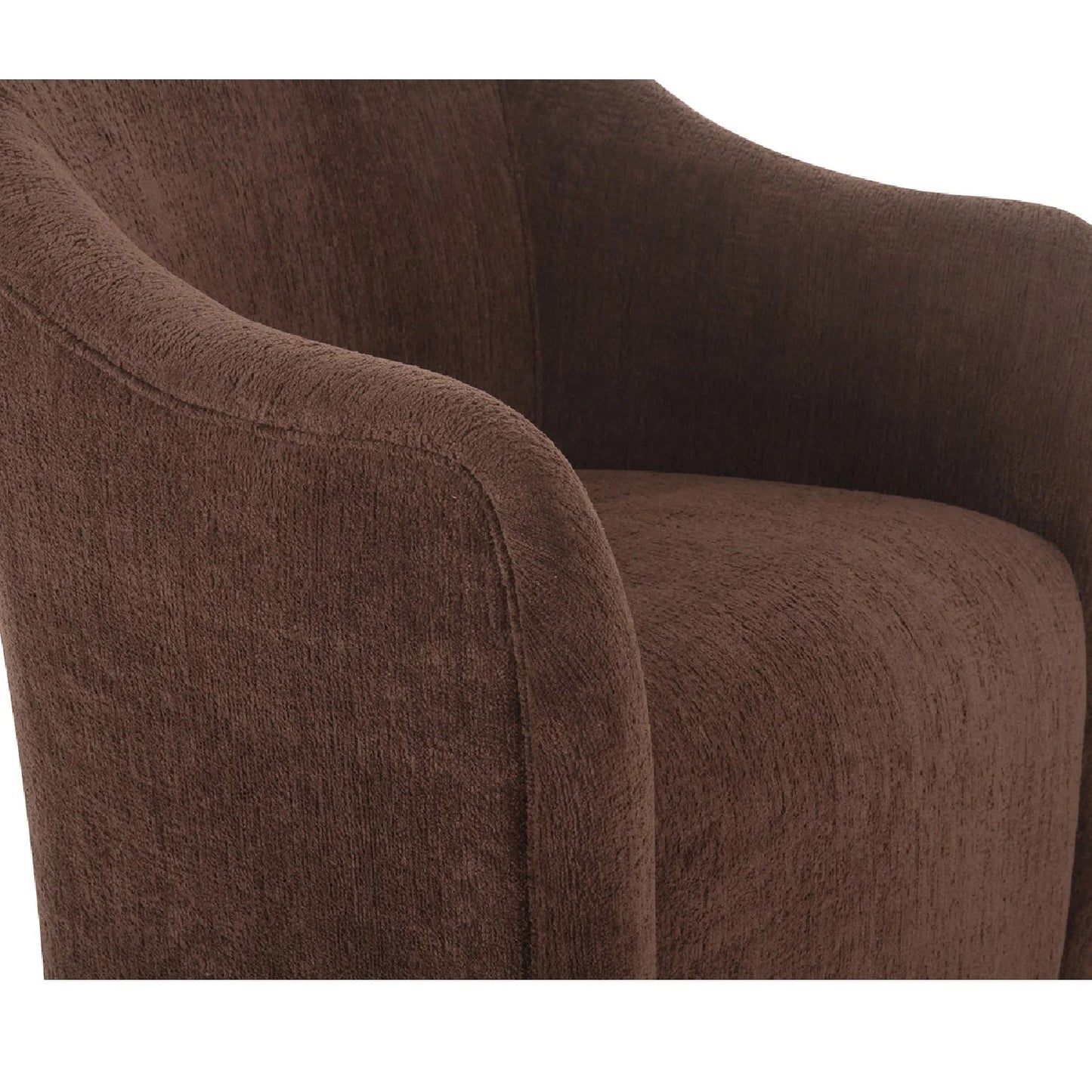 Luxury Barrel-Inspired Rolling Modern Dining Chair European Style for Villa