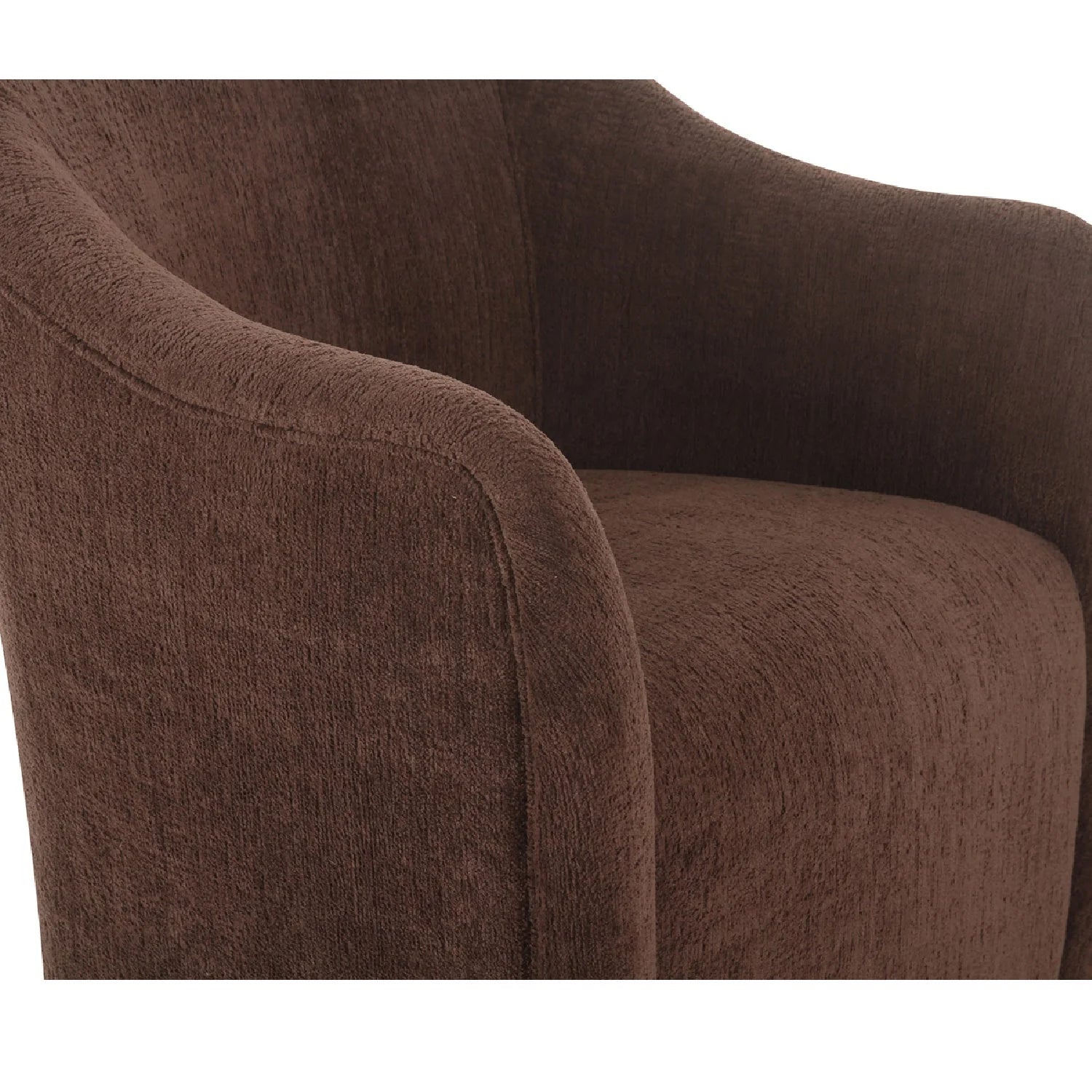 Luxury Barrel-Inspired Rolling Modern Dining Chair European Style for Villa