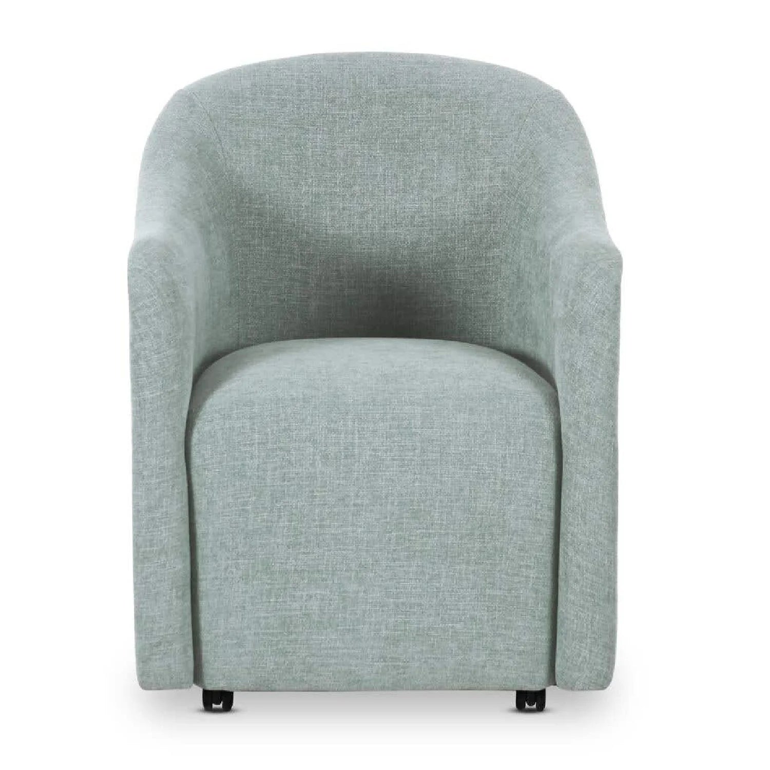 Luxury Barrel-Inspired Rolling Modern Dining Chair European Style for Villa