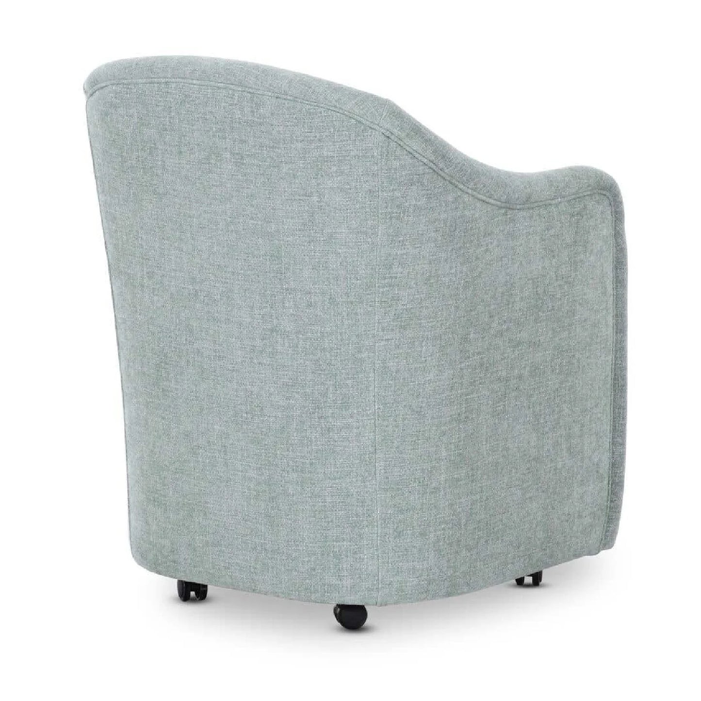 Luxury Barrel-Inspired Rolling Modern Dining Chair European Style for Villa