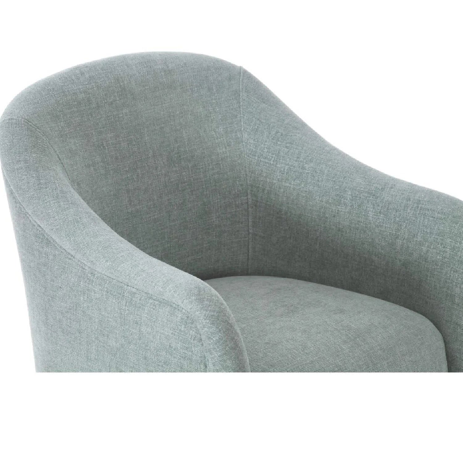Luxury Barrel-Inspired Rolling Modern Dining Chair European Style for Villa