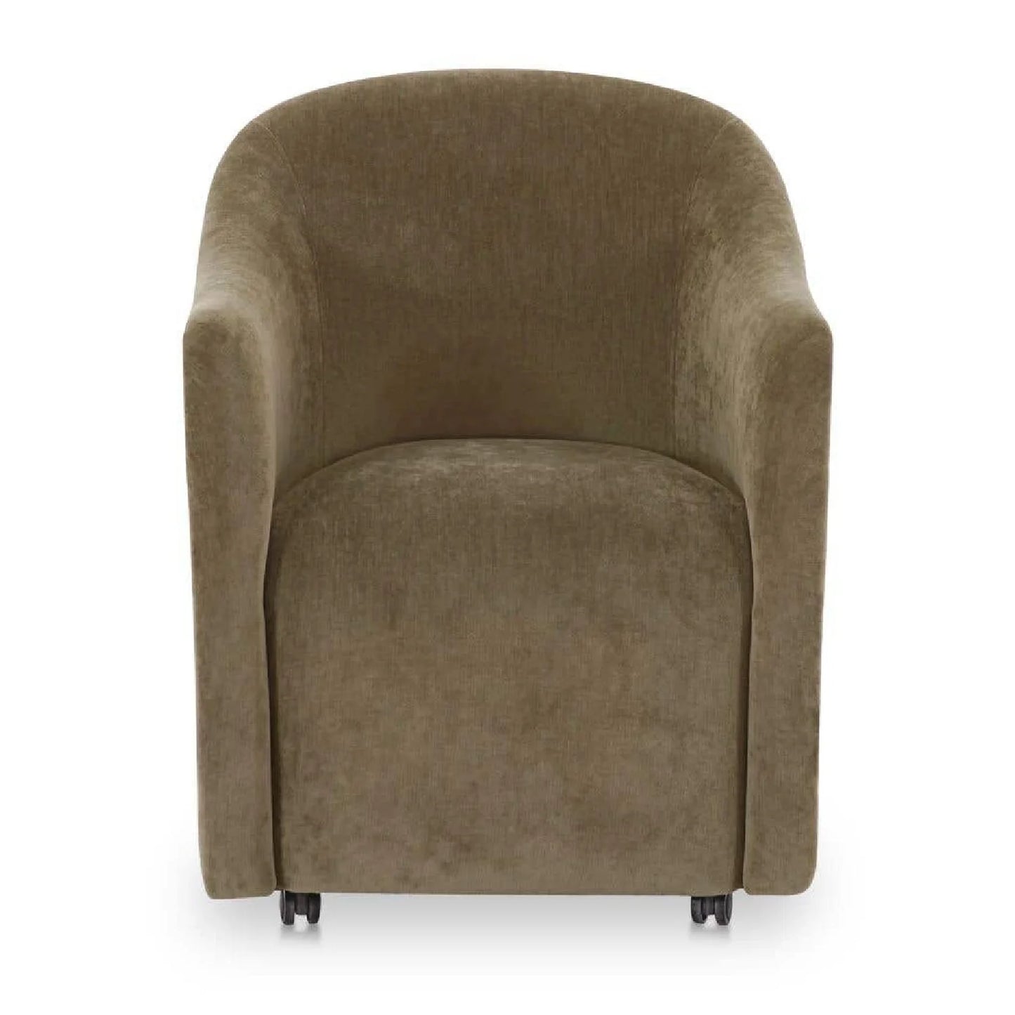 Luxury Barrel-Inspired Rolling Modern Dining Chair European Style for Villa