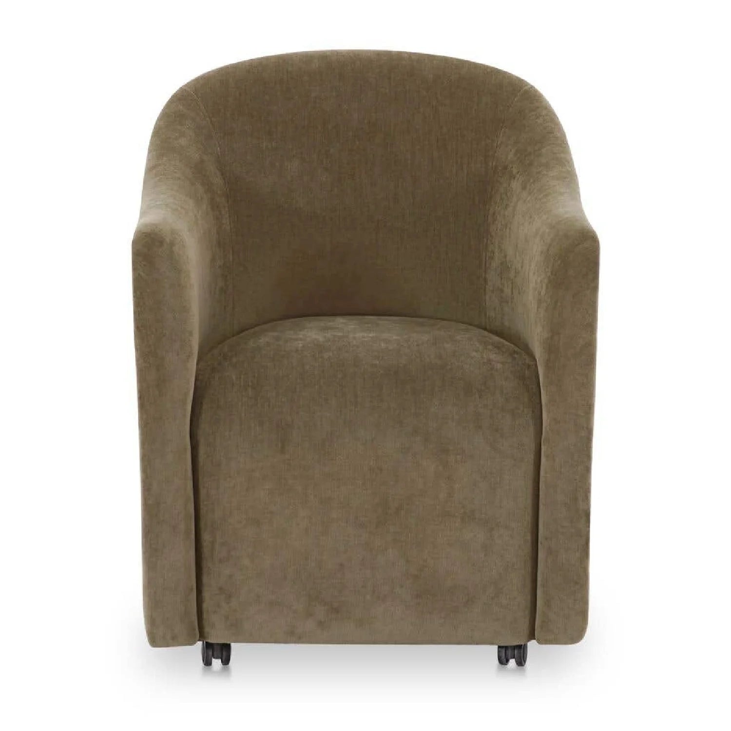 Luxury Barrel-Inspired Rolling Modern Dining Chair European Style for Villa