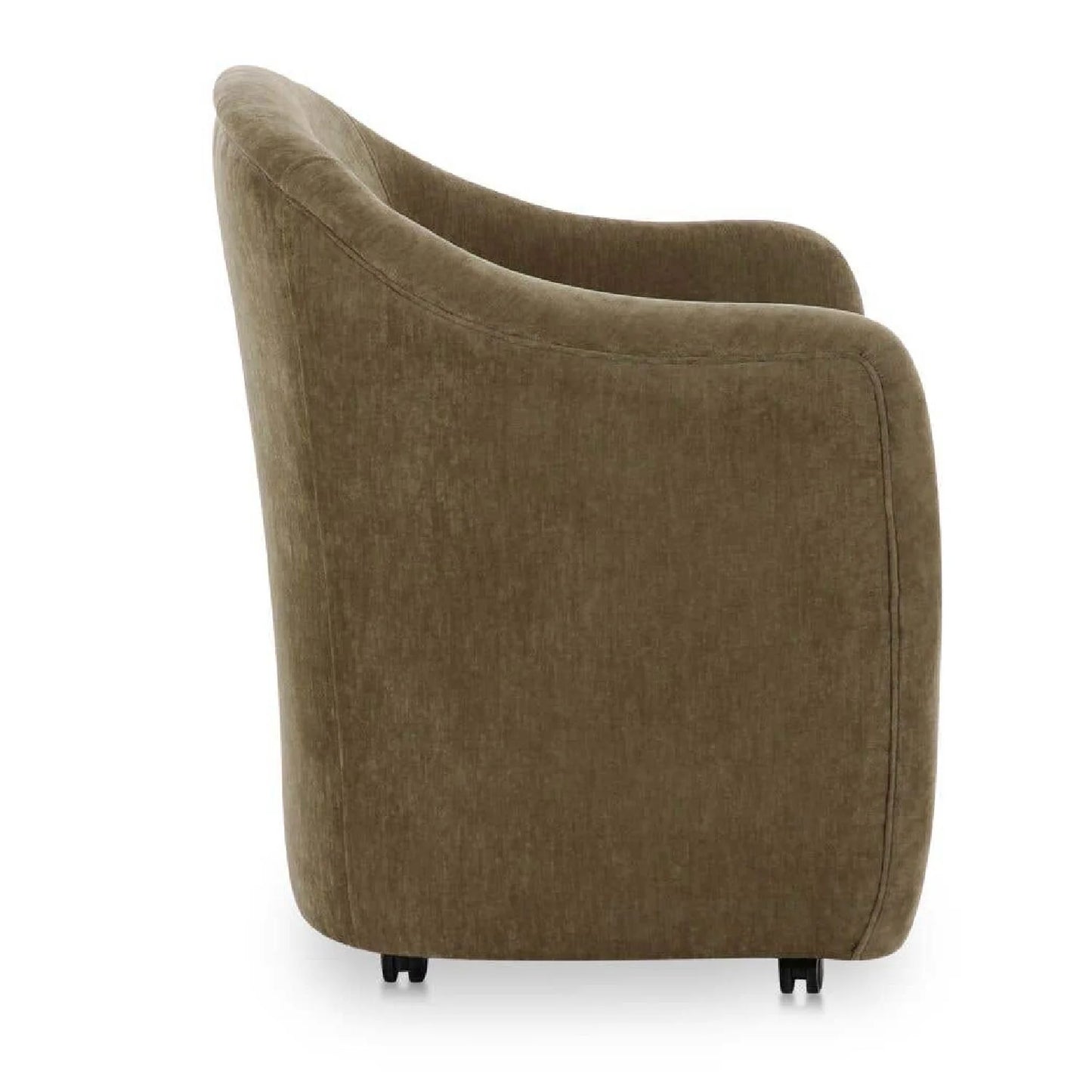 Luxury Barrel-Inspired Rolling Modern Dining Chair European Style for Villa