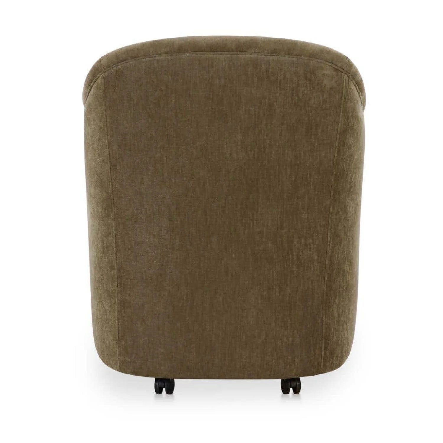 Luxury Barrel-Inspired Rolling Modern Dining Chair European Style for Villa