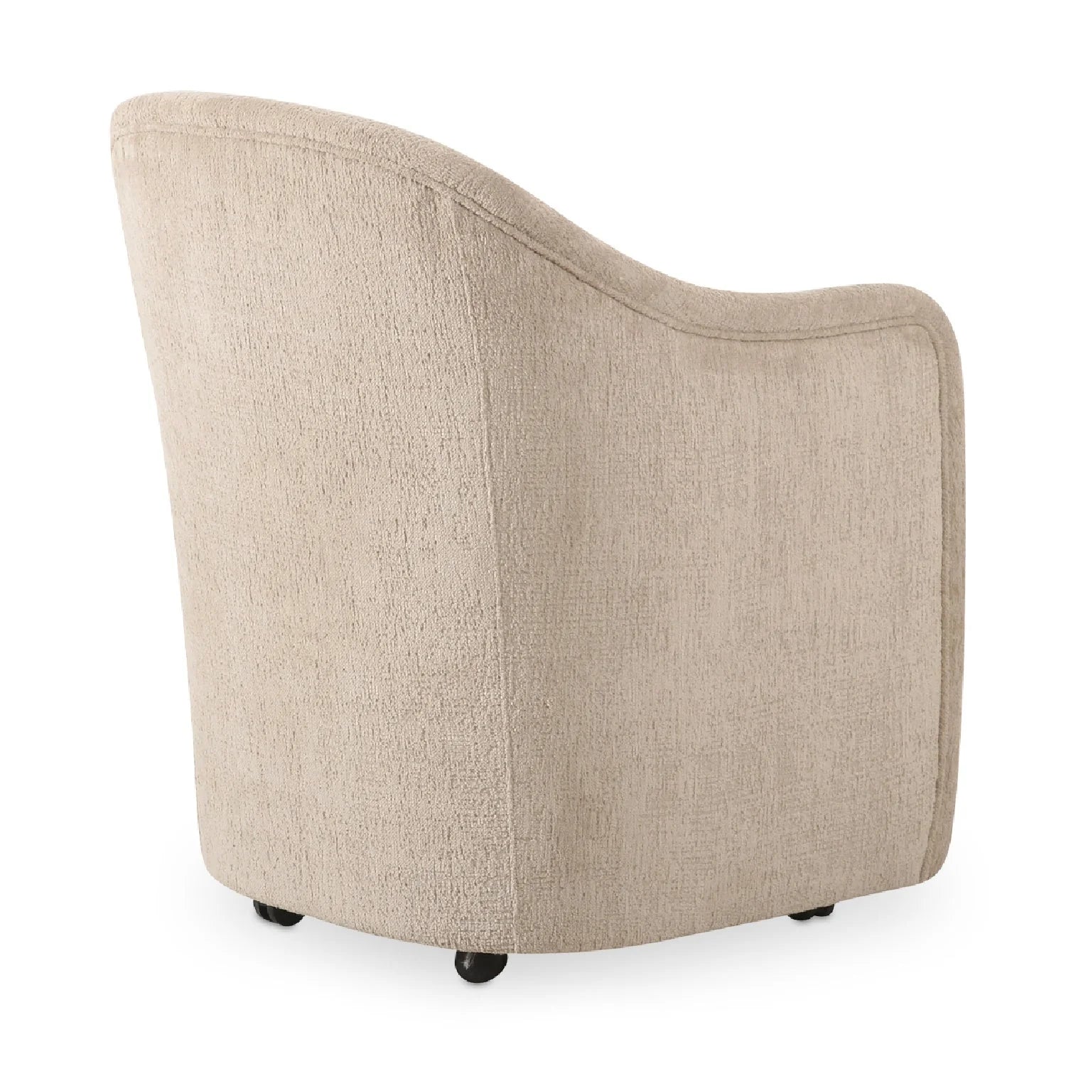 Luxury Barrel-Inspired Rolling Modern Dining Chair European Style for Villa