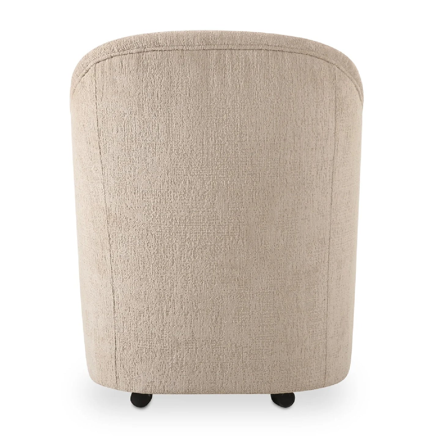 Luxury Barrel-Inspired Rolling Modern Dining Chair European Style for Villa