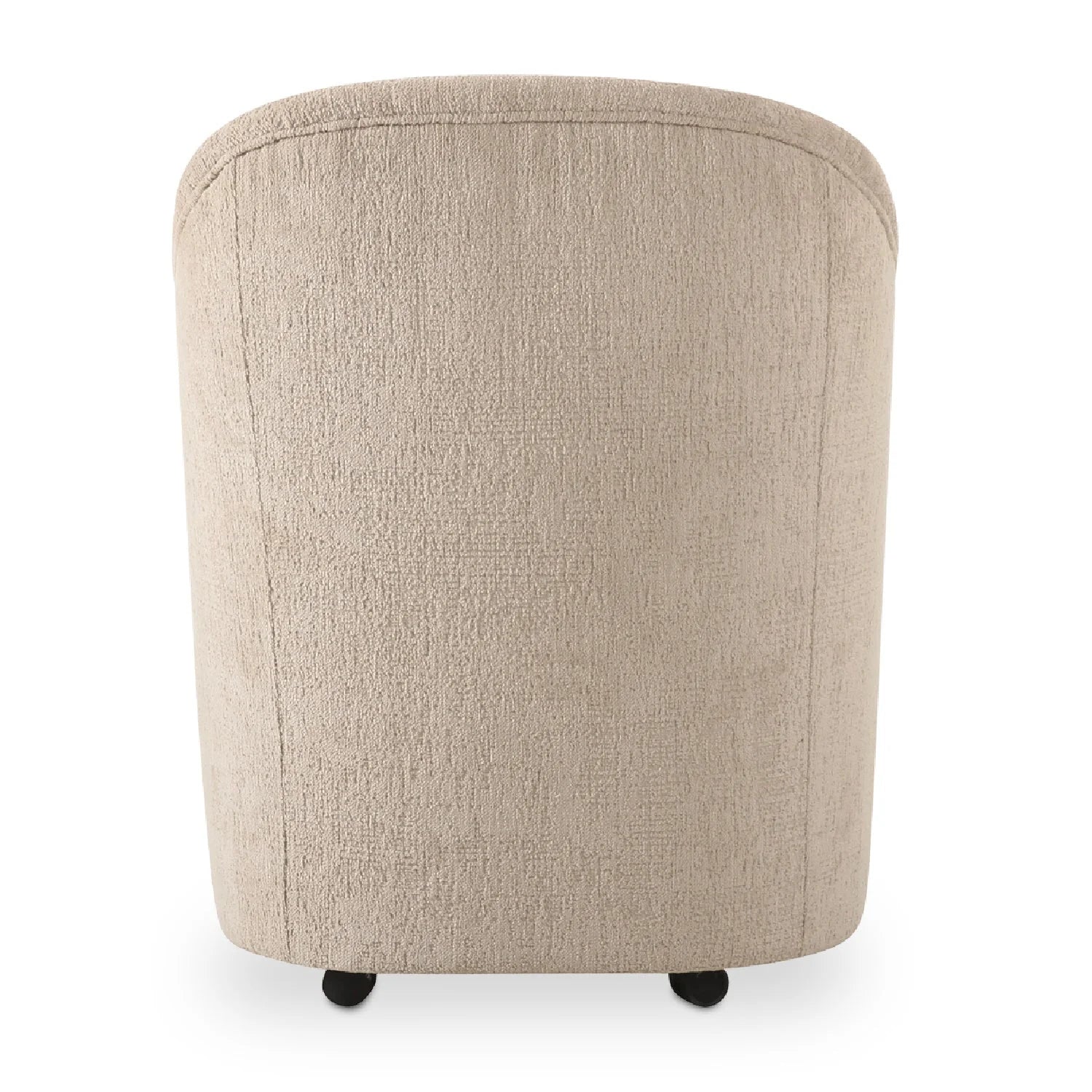 Luxury Barrel-Inspired Rolling Modern Dining Chair European Style for Villa