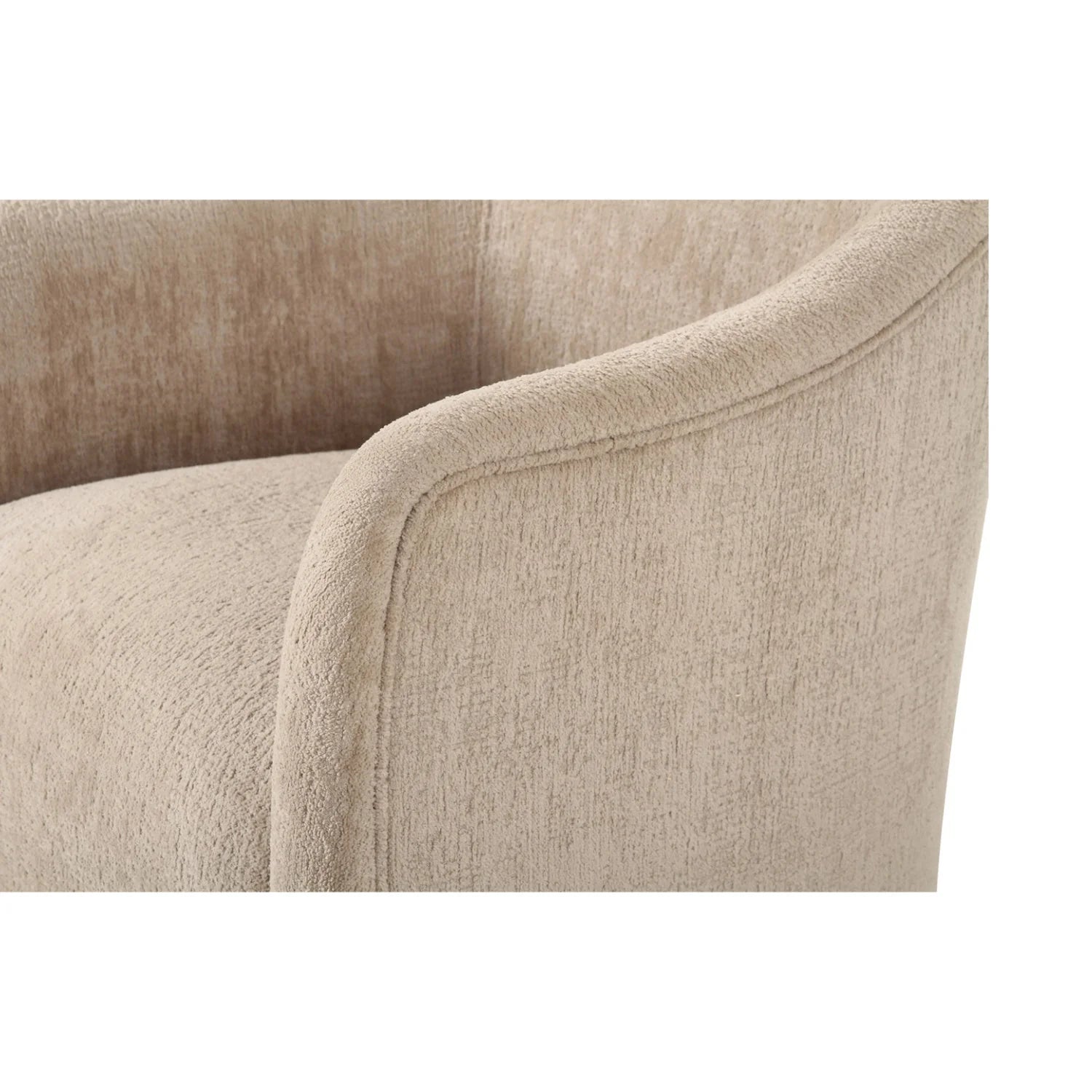 Luxury Barrel-Inspired Rolling Modern Dining Chair European Style for Villa