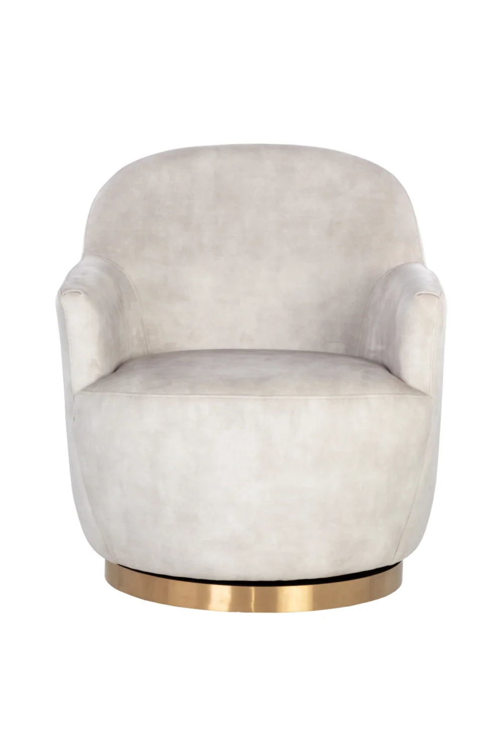 Luxury Barrel Swivel Lounge Chair Modern European Style for Villa