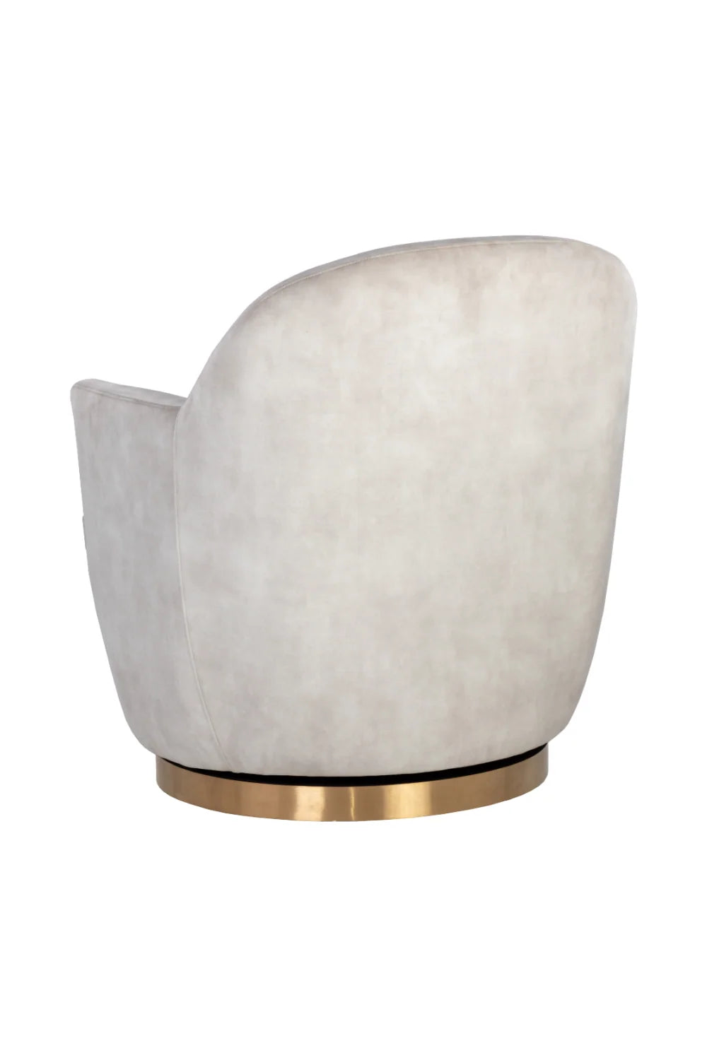 Luxury Barrel Swivel Lounge Chair Modern European Style for Villa