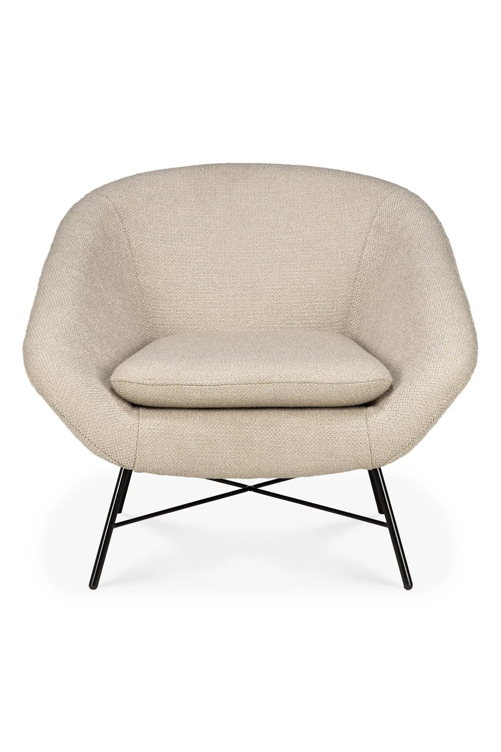 Luxury Barrow Vintage Lounge Chair Modern Italian Style for Villa