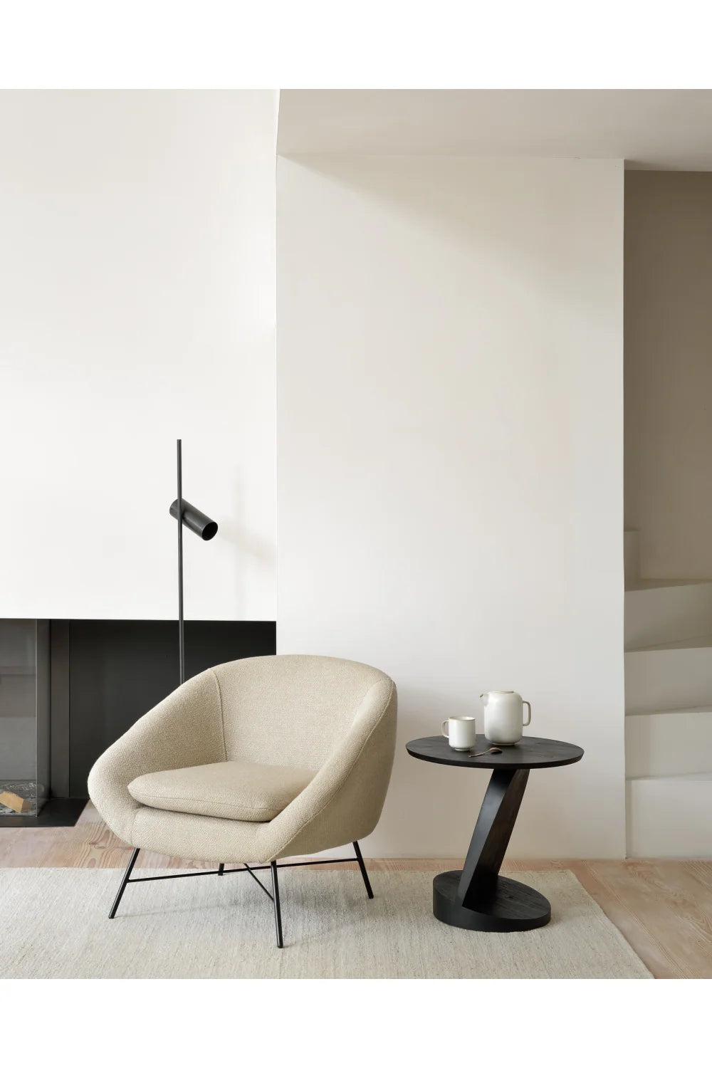 Luxury Barrow Vintage Lounge Chair Modern Italian Style for Villa