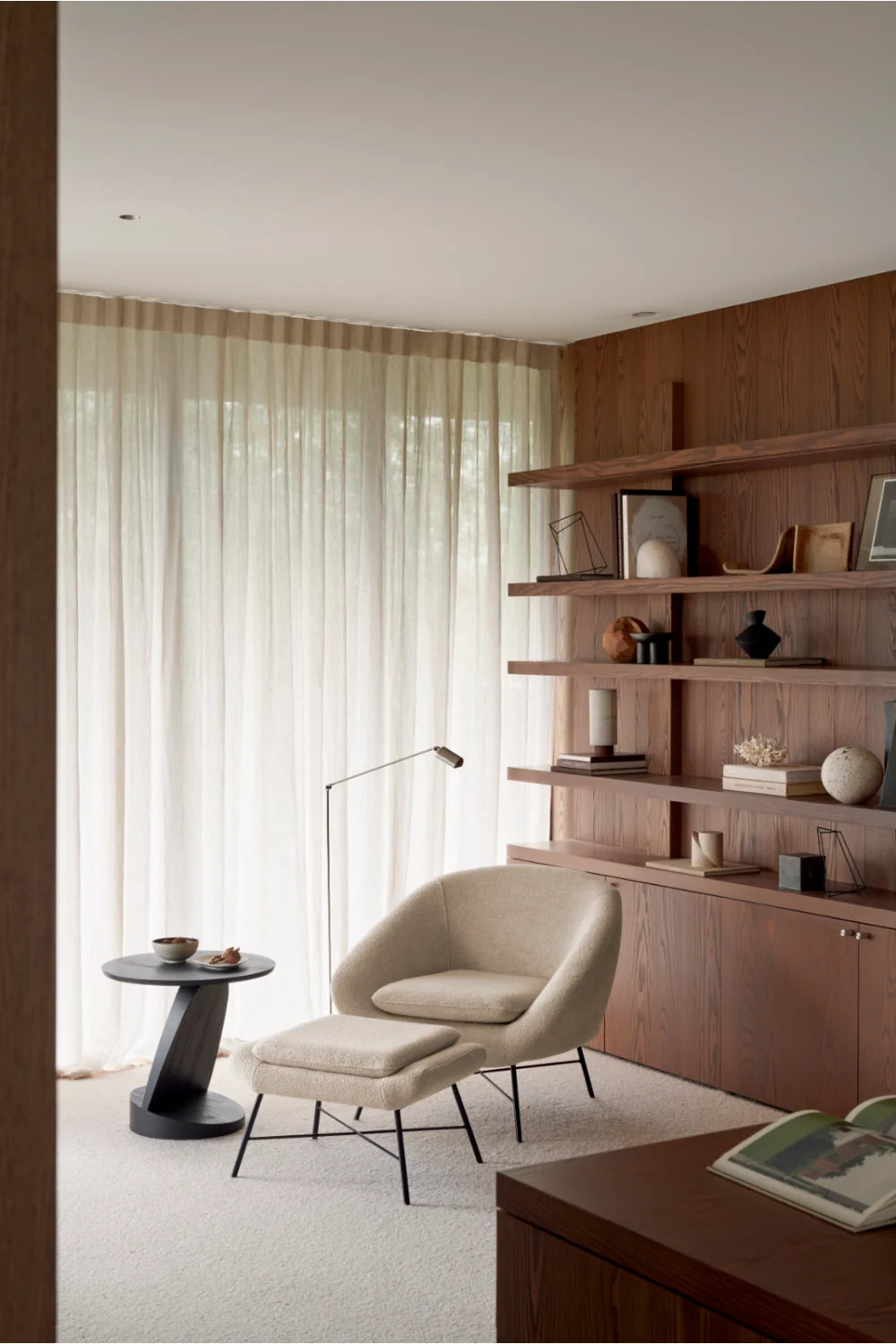 Luxury Barrow Vintage Lounge Chair Modern Italian Style for Villa