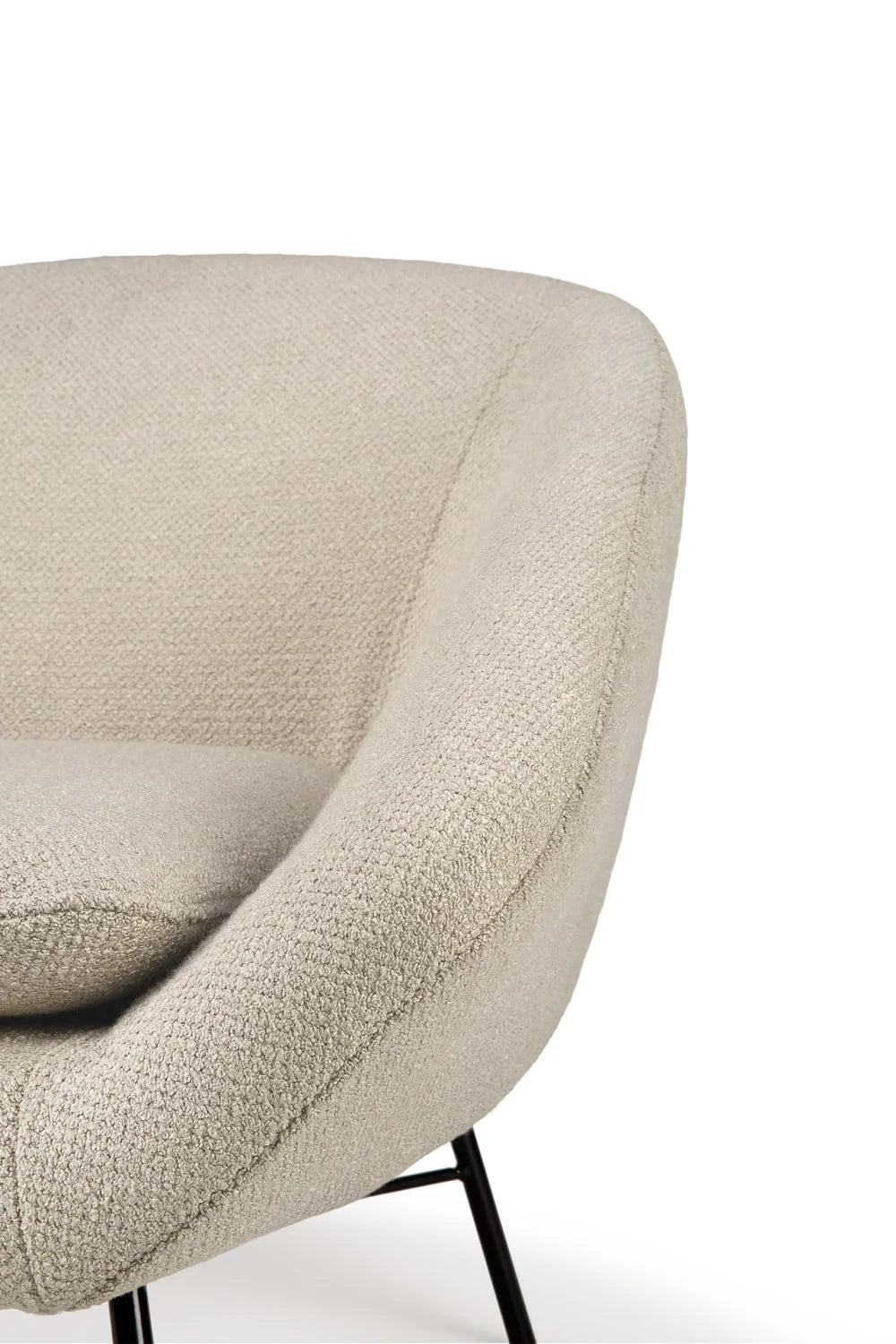 Luxury Barrow Vintage Lounge Chair Modern Italian Style for Villa