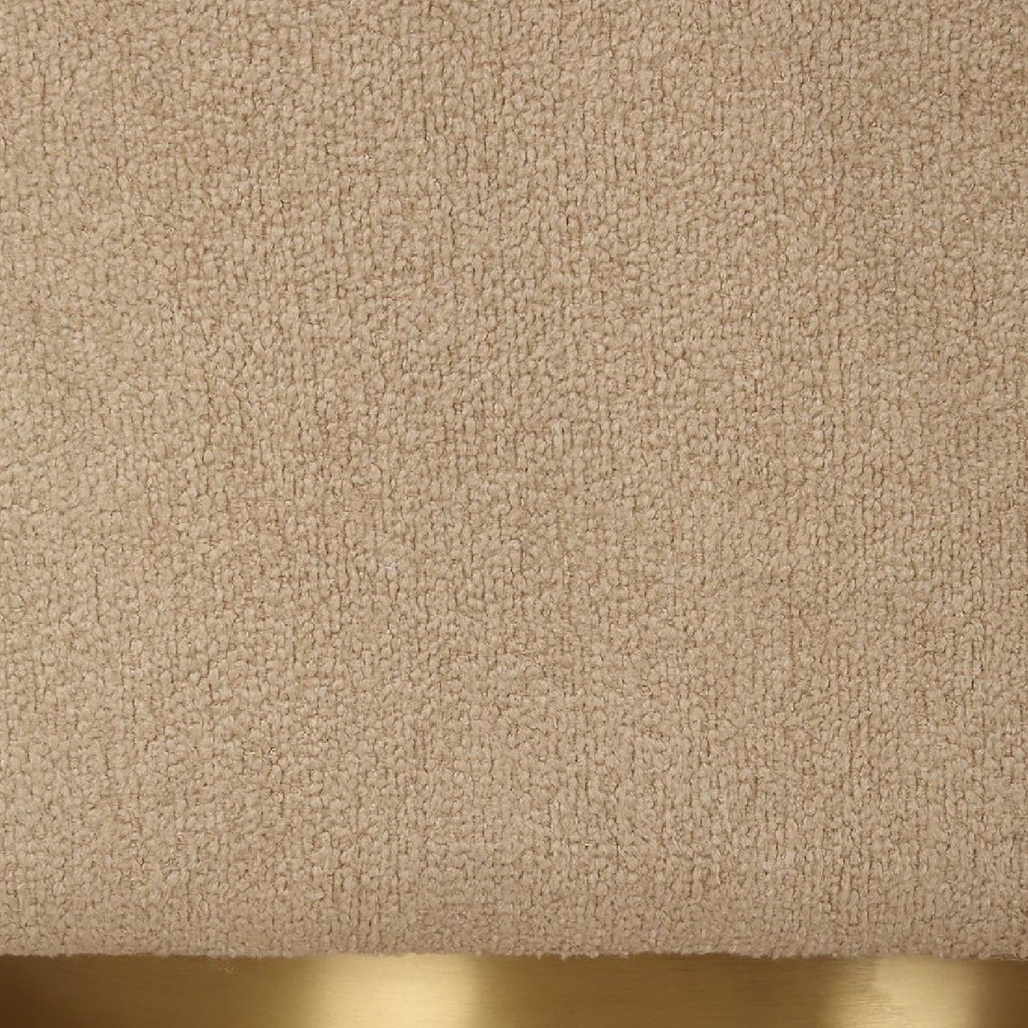 Luxury Beige Boucle Swivel Chair Modern Italian Style for Villa