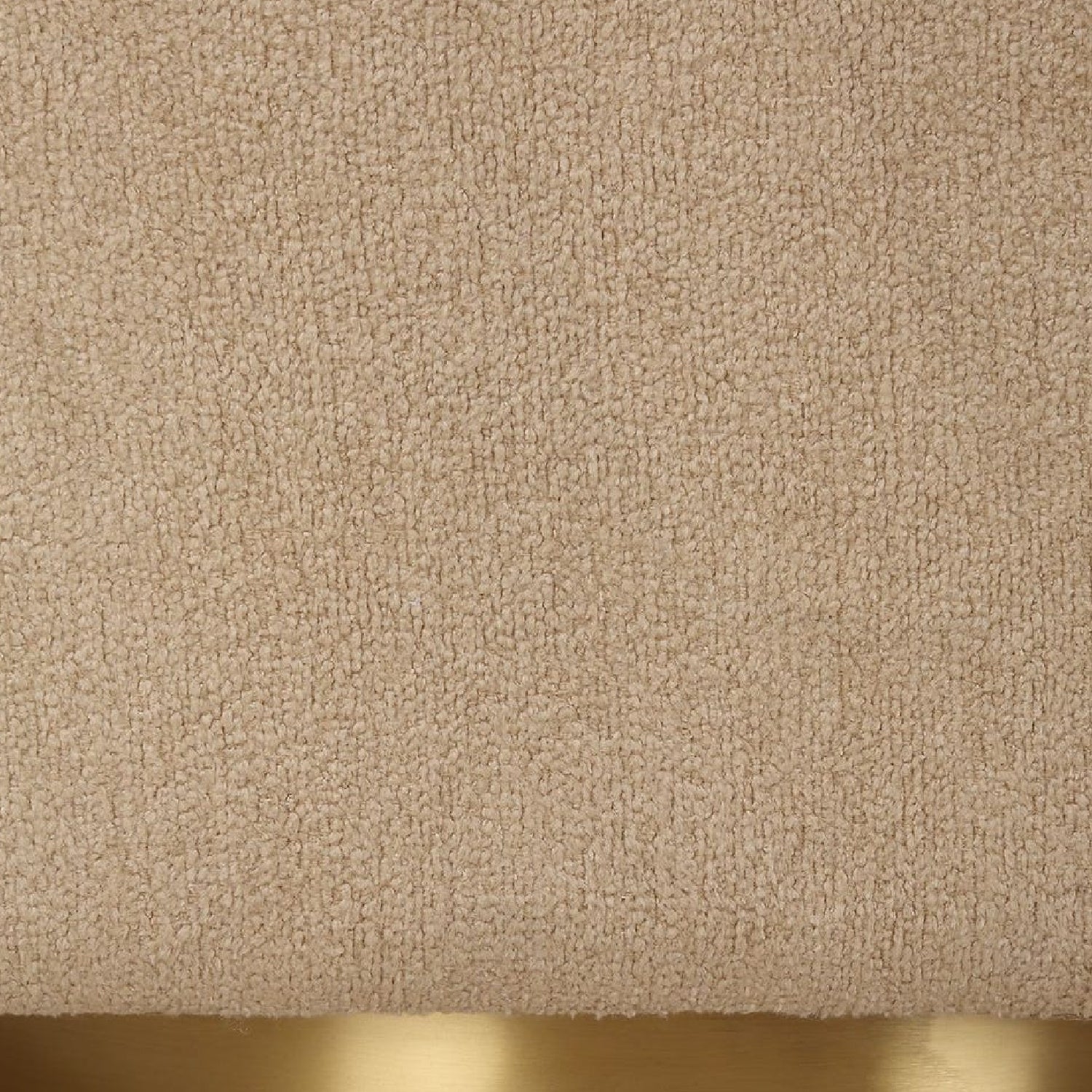 Luxury Beige Boucle Swivel Chair Modern Italian Style for Villa