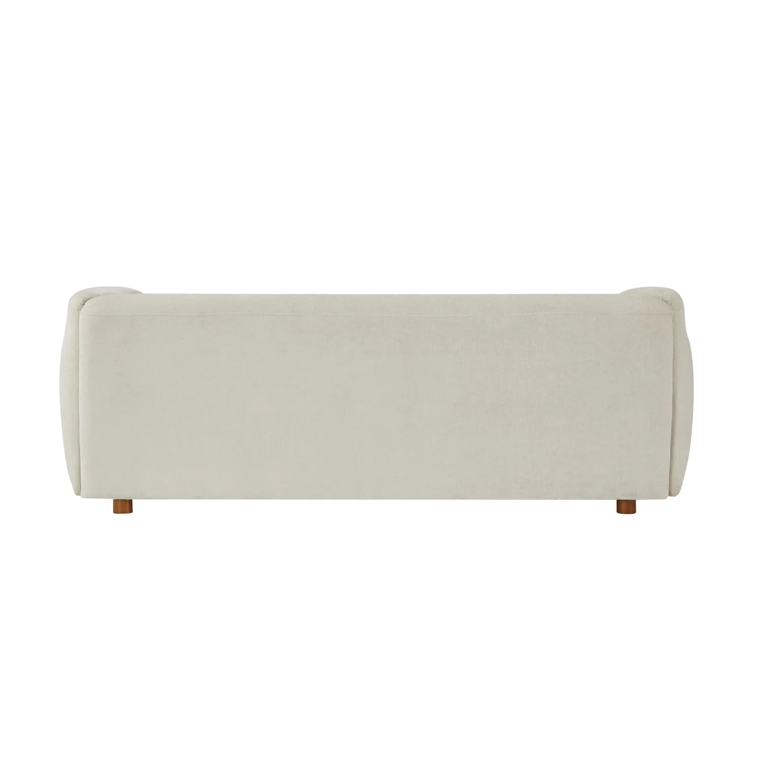 Luxury Beige Chenille Upholstered Sofa Modern Italian Style for Villa