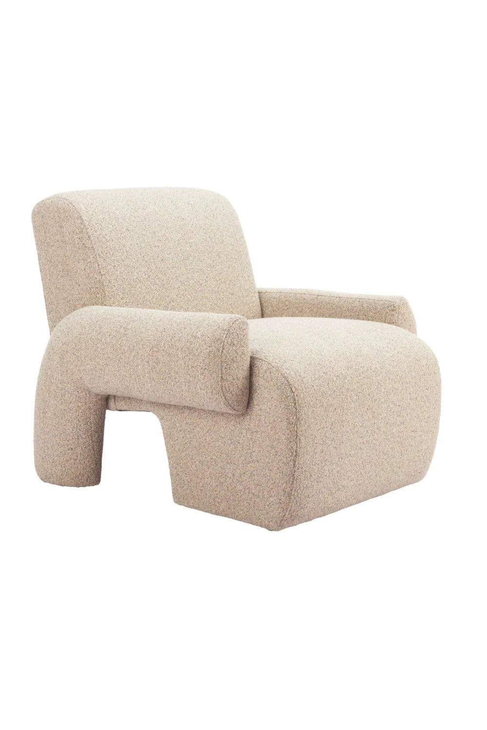 Luxury Beige Contemporary Accent Chair European Style for Villa