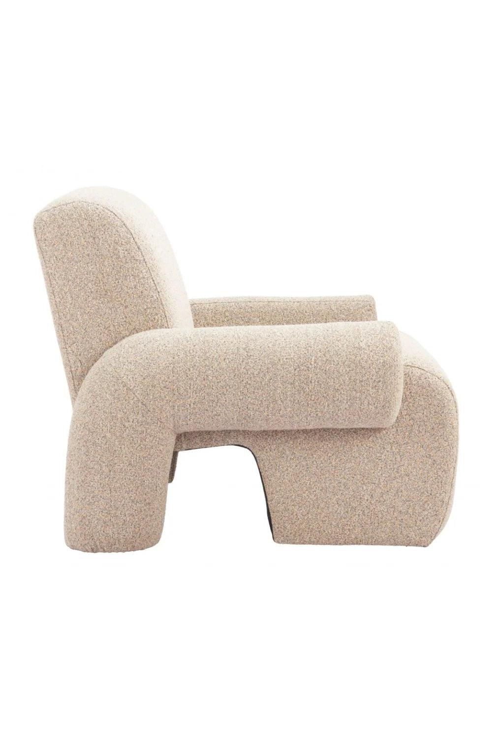 Luxury Beige Contemporary Accent Chair European Style for Villa