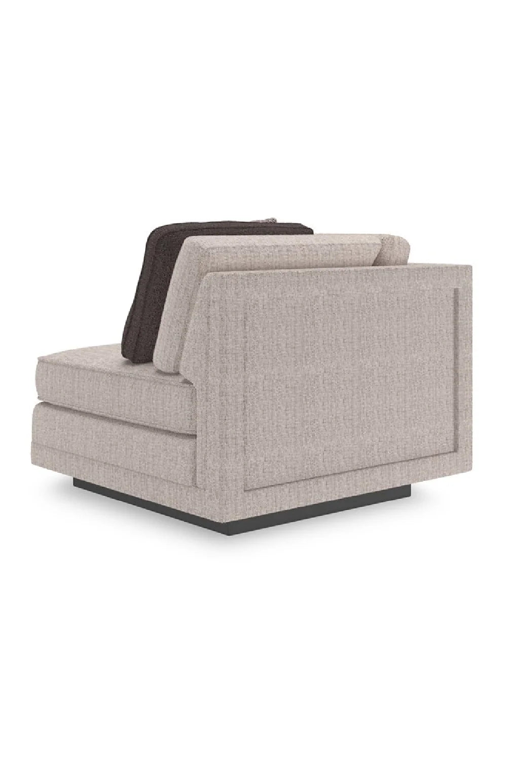 Luxury Beige Corner Sectional Sofa Modern Italian Style for Villa