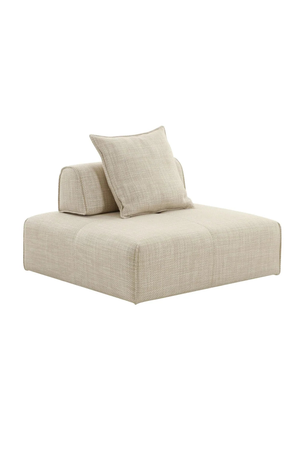 Luxury Beige Fabric Accent Chair Modern European Style for Villa